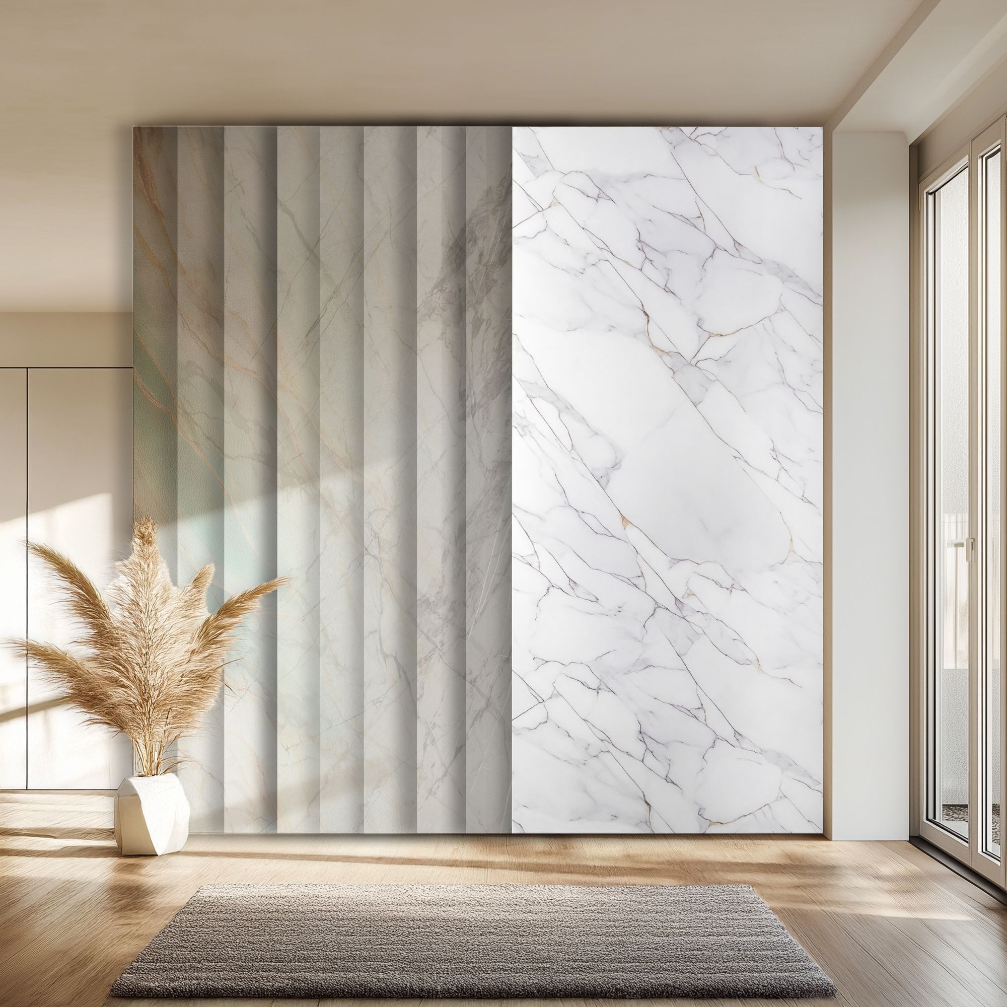 Hexim Wandpaneel, (Marmoroptik 10 Stück 280x122 cm SPC Kunststoff Innen & A günstig online kaufen