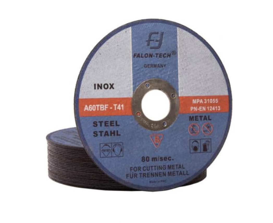 Falon-Tech Trennscheiben 10x Metalltrennscheiben Flexscheiben Stahl Edelstahl 230 mm x 2 mm, (10-tlg)
