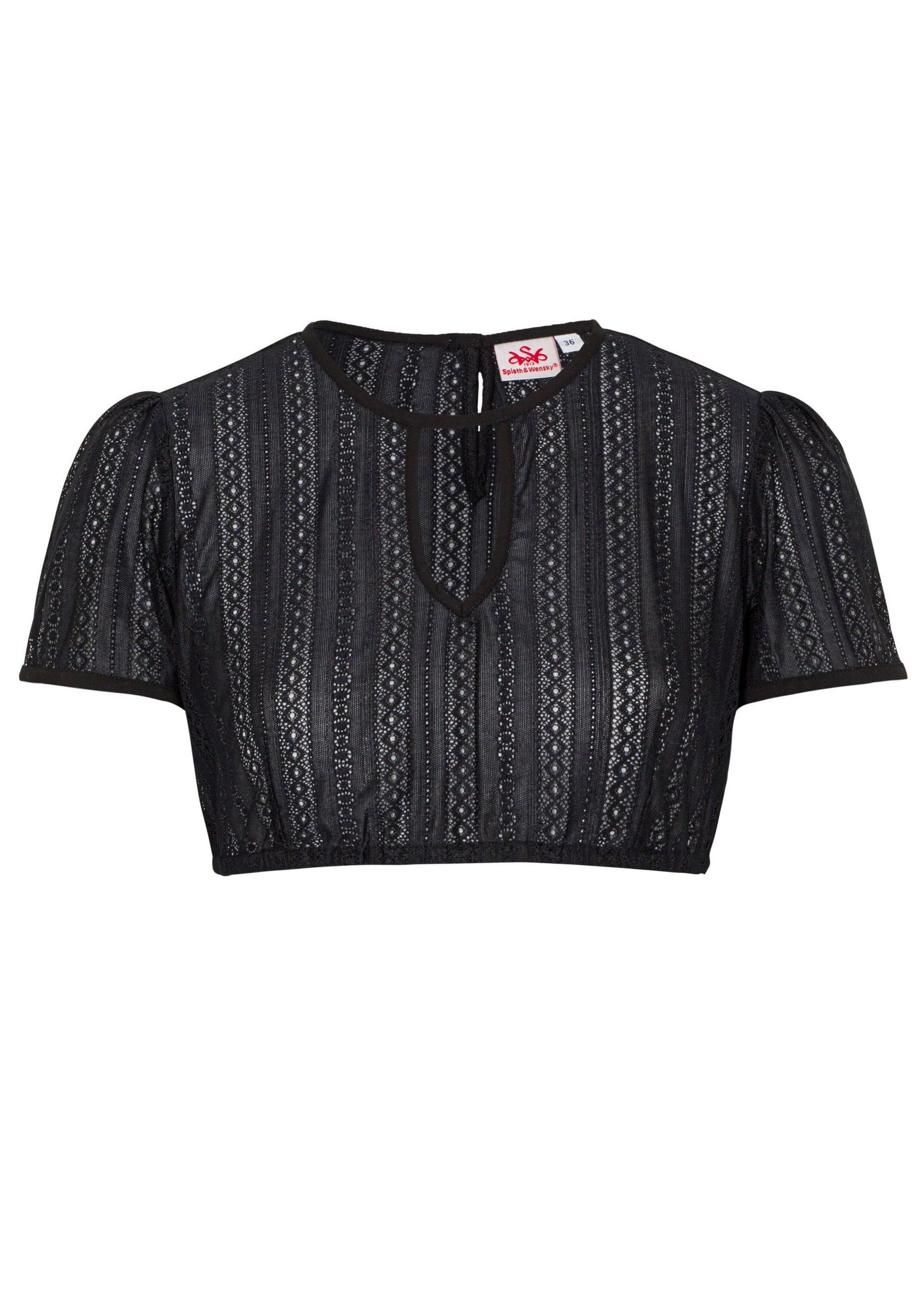 Spieth & Wensky Dirndlbluse 'Nett' (1-tlg) mit Allover-Spitze