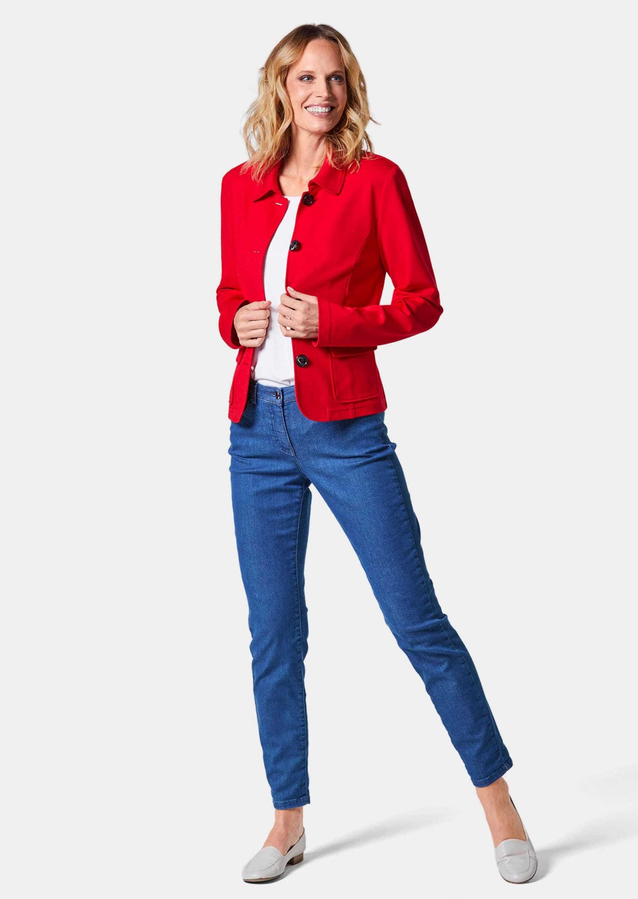 GOLDNER Outdoorjacke Leichte Jacke mit Wienernähten günstig online kaufen