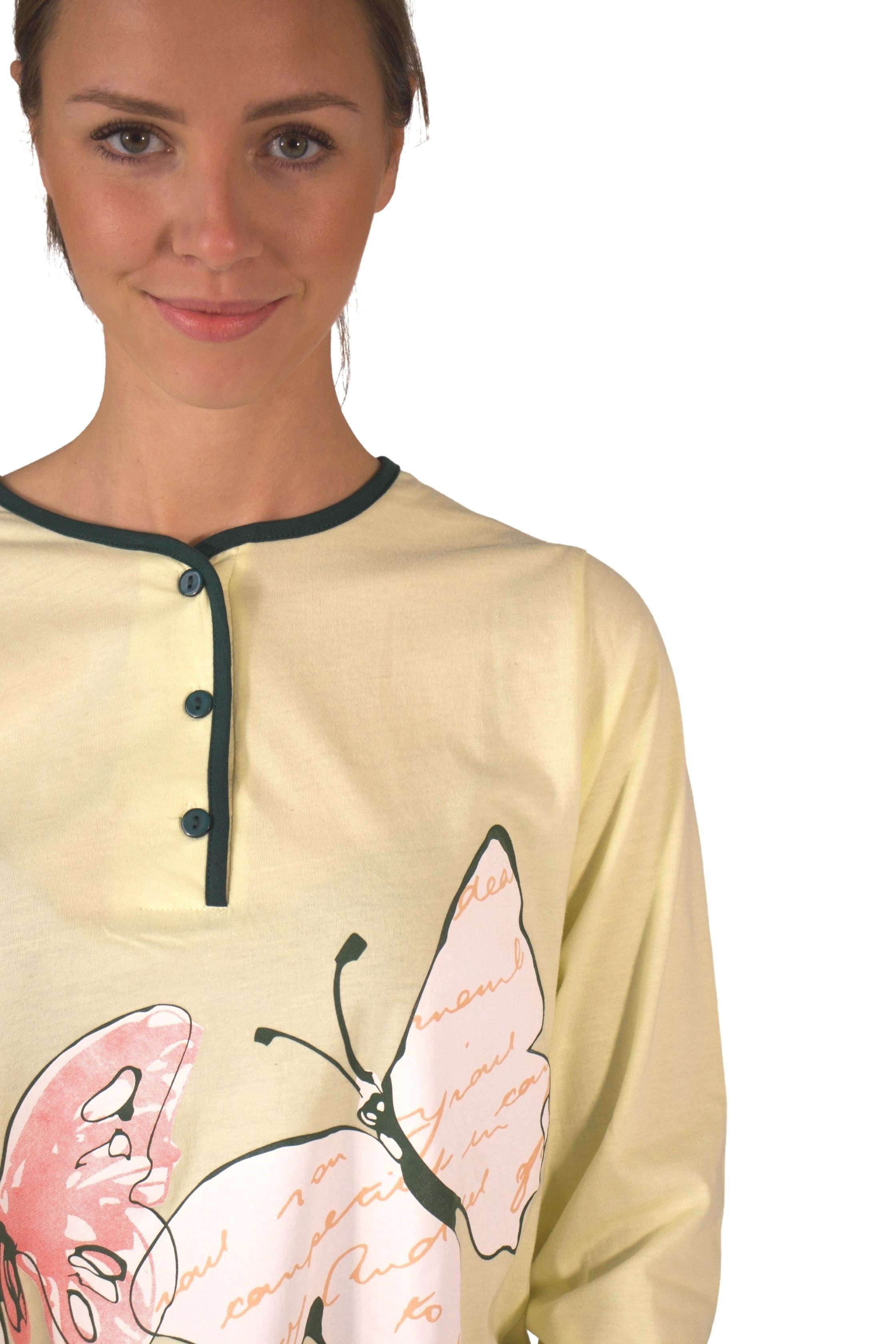 Consult-Tex Nachthemd DW720 BaumwolleJersey bequem zu Damen Nachthemd mintgrün tragen