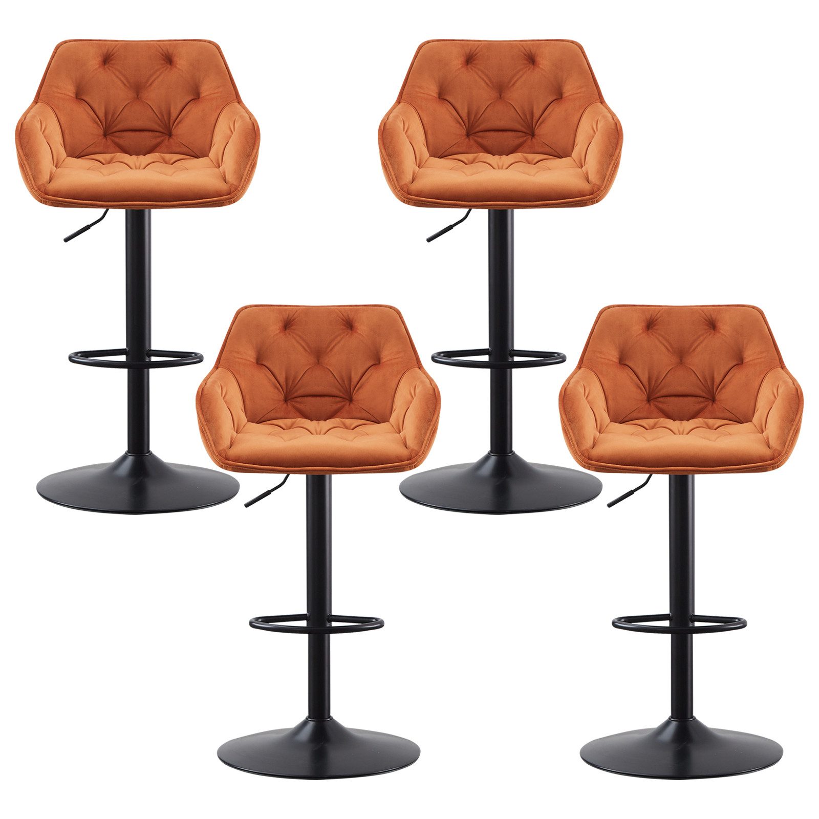 JYMTOM Barhocker höhenverstellbarer, drehbarer Bistrohocker mit günstig online kaufen