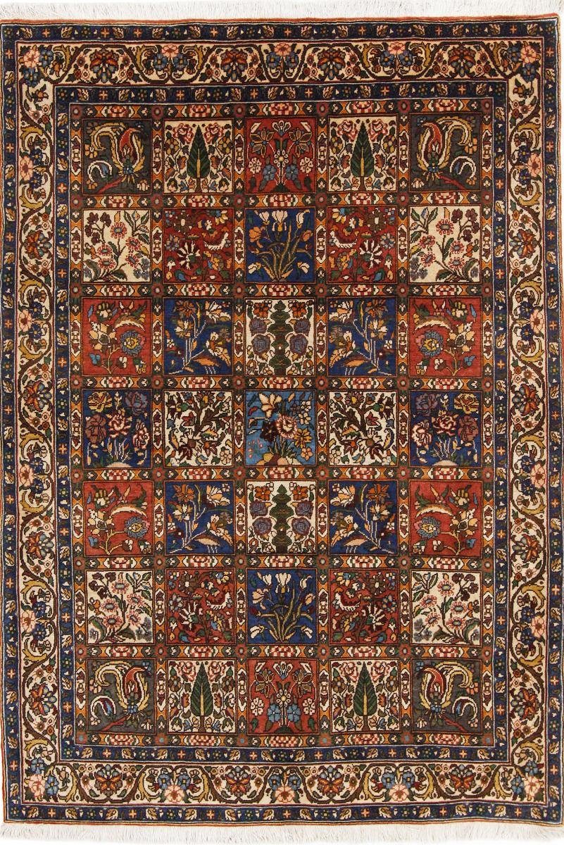 Orientteppich Bakhtiar Baba Heydar 134x192 Handgeknüpfter Orientteppich, Nain Trading, rechteckig, Höhe: 12 mm