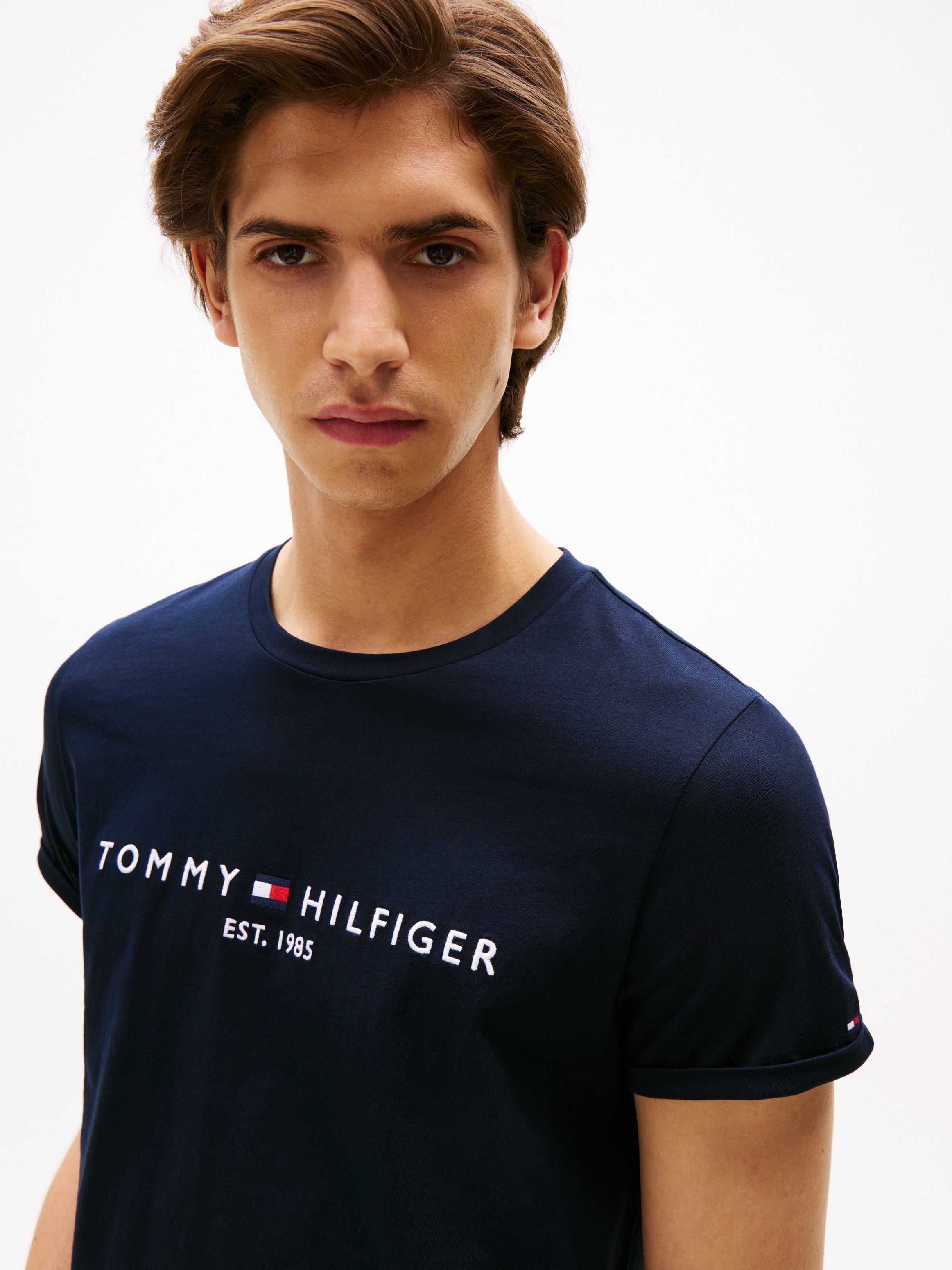 Tommy Hilfiger T-Shirt IM CORE TOMMY LOGO TEE – Bild 5 von 5