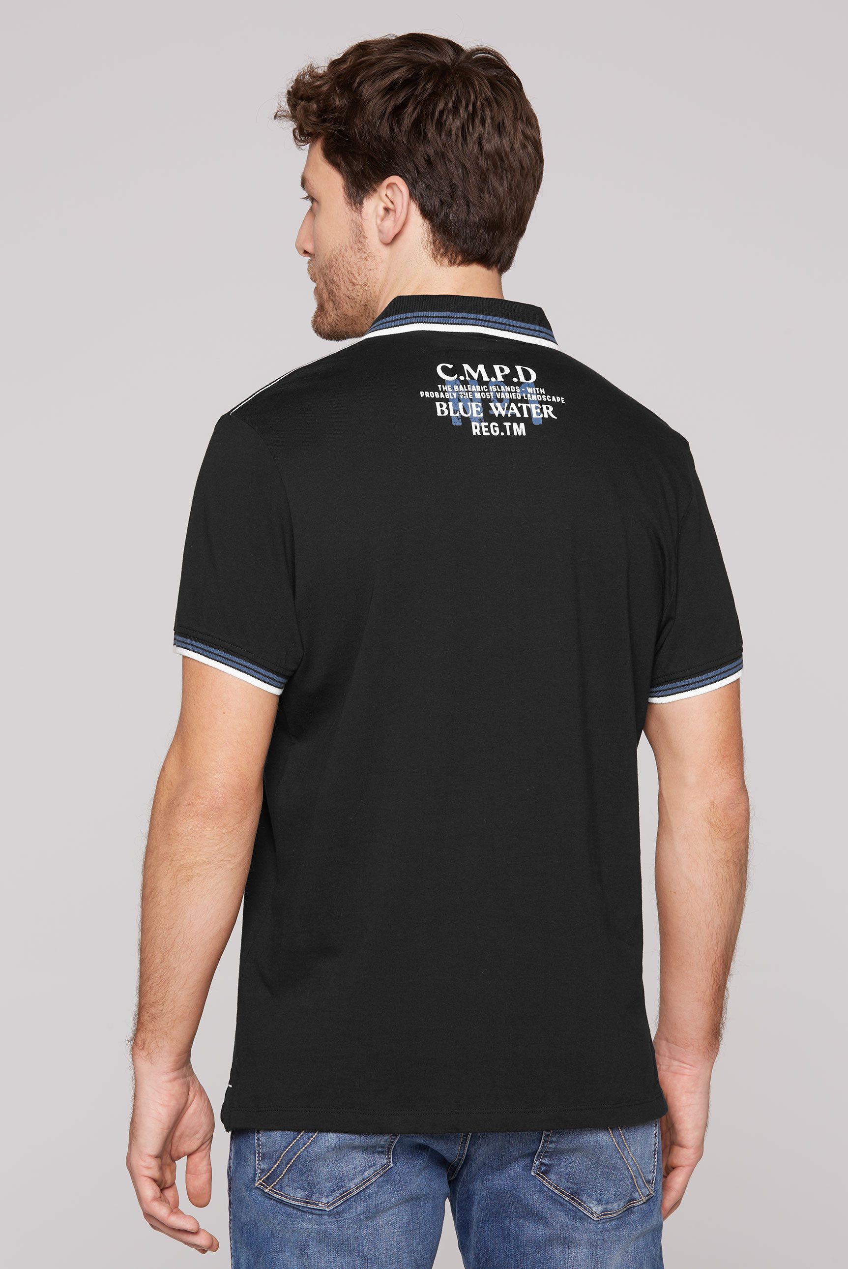 CAMP DAVID Poloshirt mit Logo Artworks günstig online kaufen