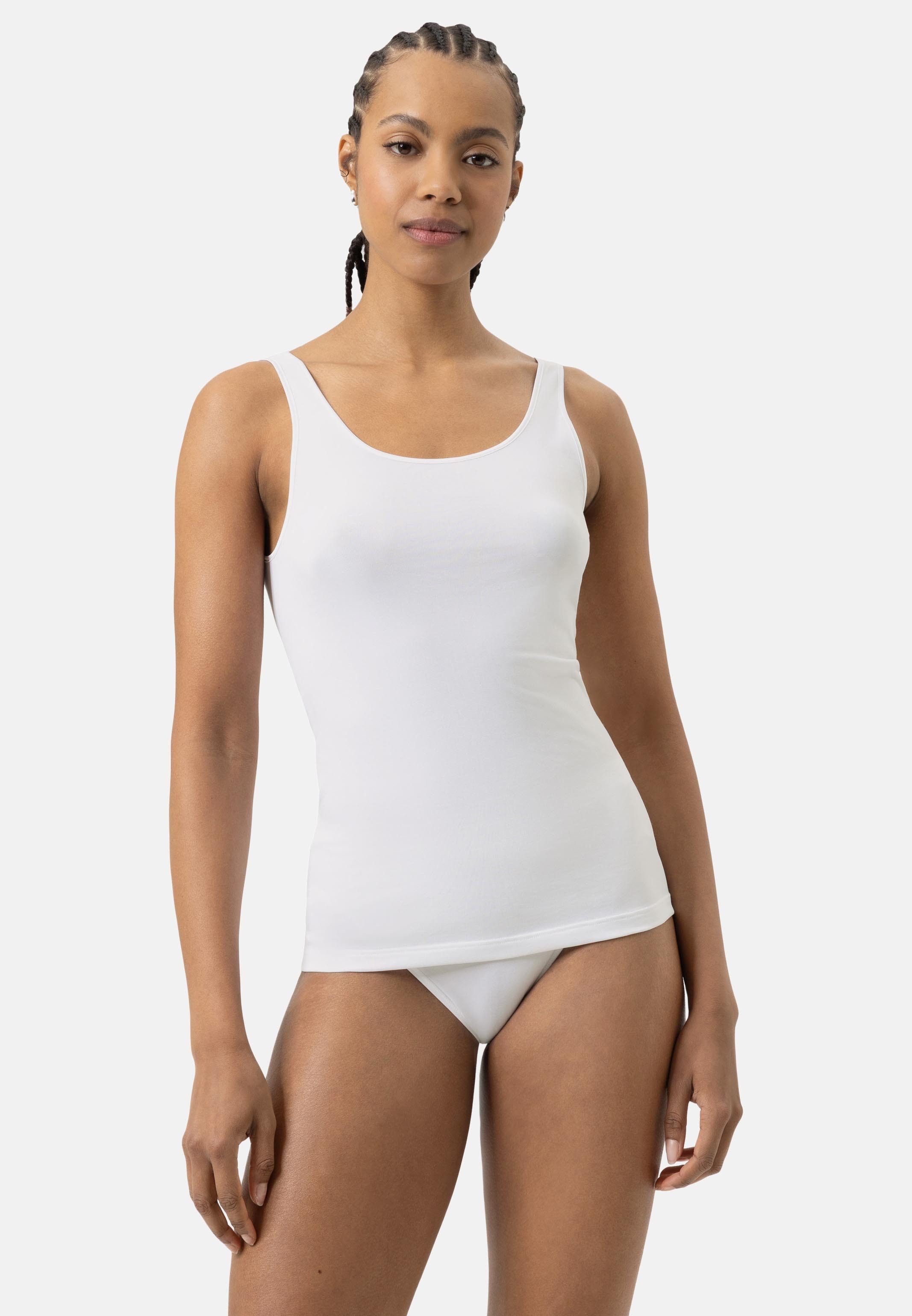 Mey Unterhemd 2er Pack Emotion - Sporty (Spar-Set, 2-St) Unterhemd / Top - Breiten Träger, Fließende Qualität