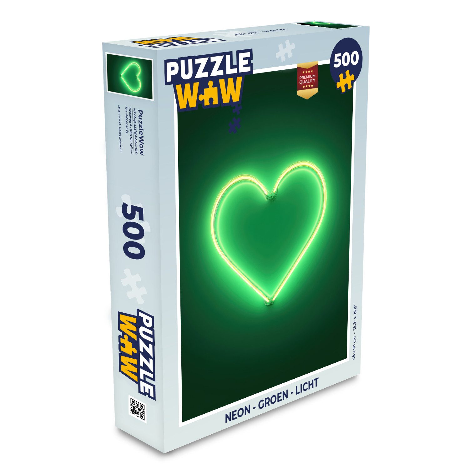 Puzzle Neon - Grün - Hell