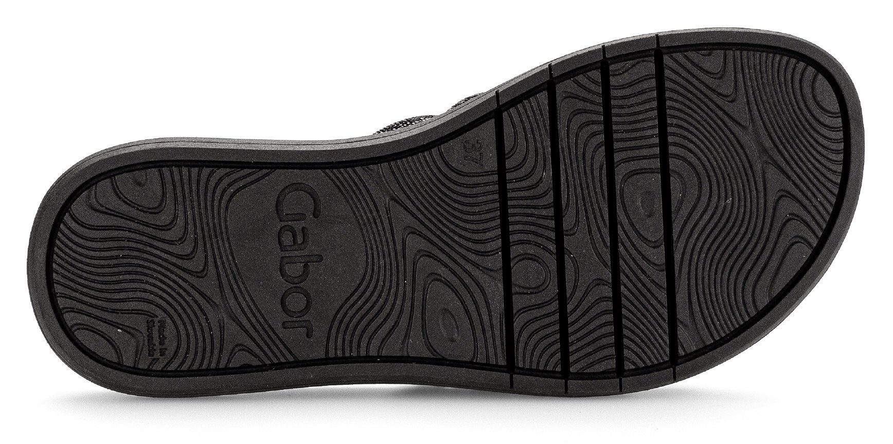 Gabor Pantolette, Plateau, Sommerschuh, Schlappen in funkelnder Optik