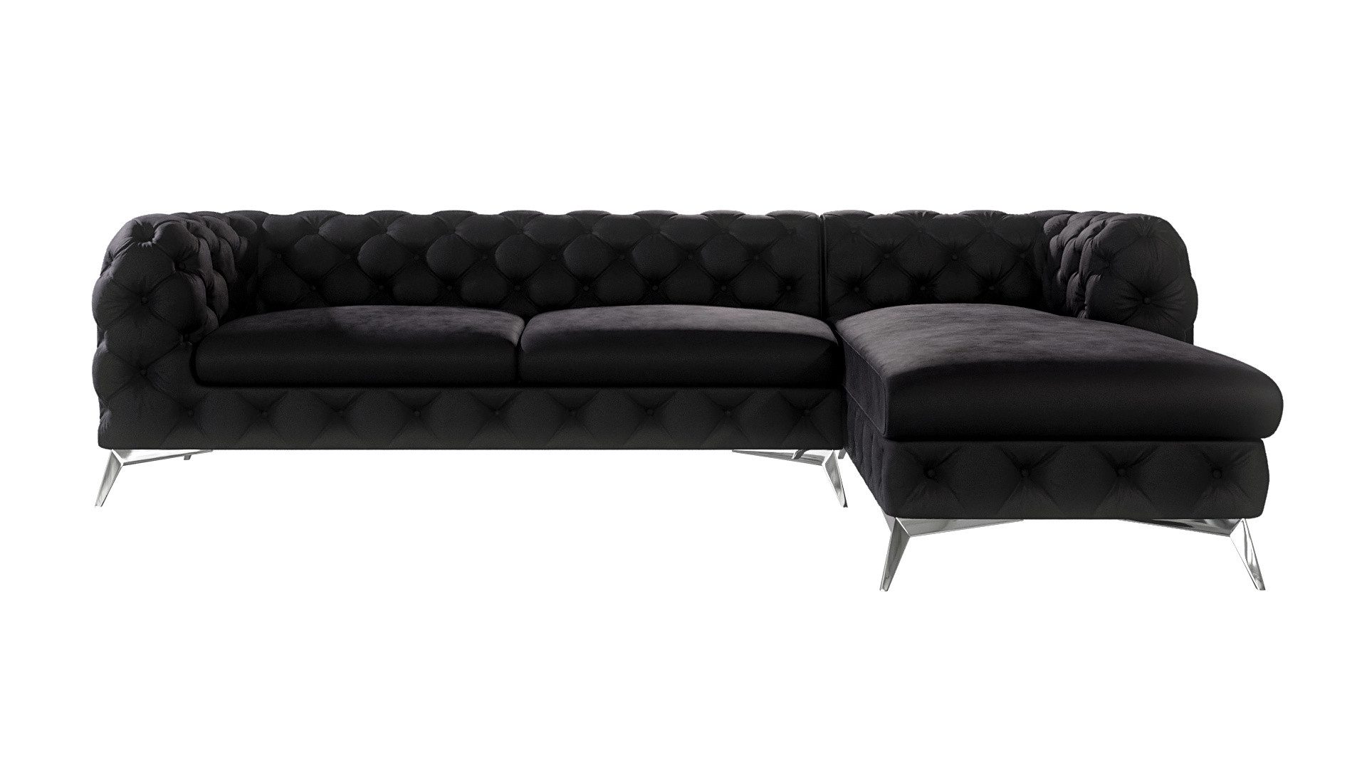 S-Style Möbel Ecksofa Kalina, Chesterfield mit günstig online kaufen