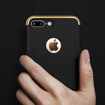 König Design Handyhülle Apple iPhone 7 Plus, Apple iPhone 7 Plus Handyhülle Backcover Silber