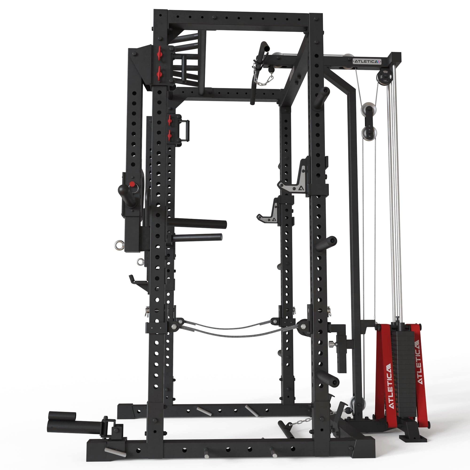 ATLETICA Power Rack R7-Helix 90kg oder 120kg Rack, Stack Weight Power