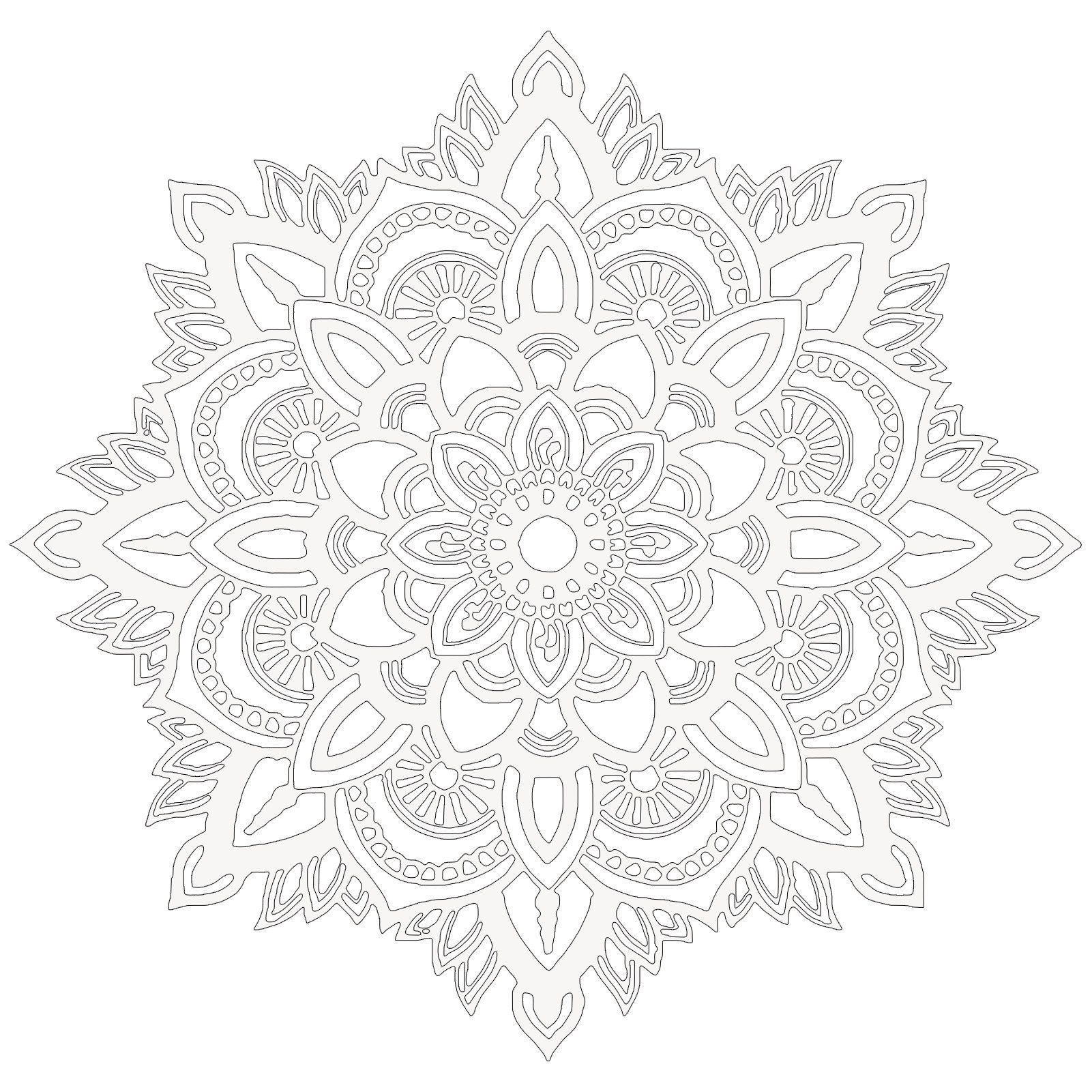 Jumpeak Wanddekoobjekt Mandala-Formige Wanddekorationen, Geschichtete Muste günstig online kaufen