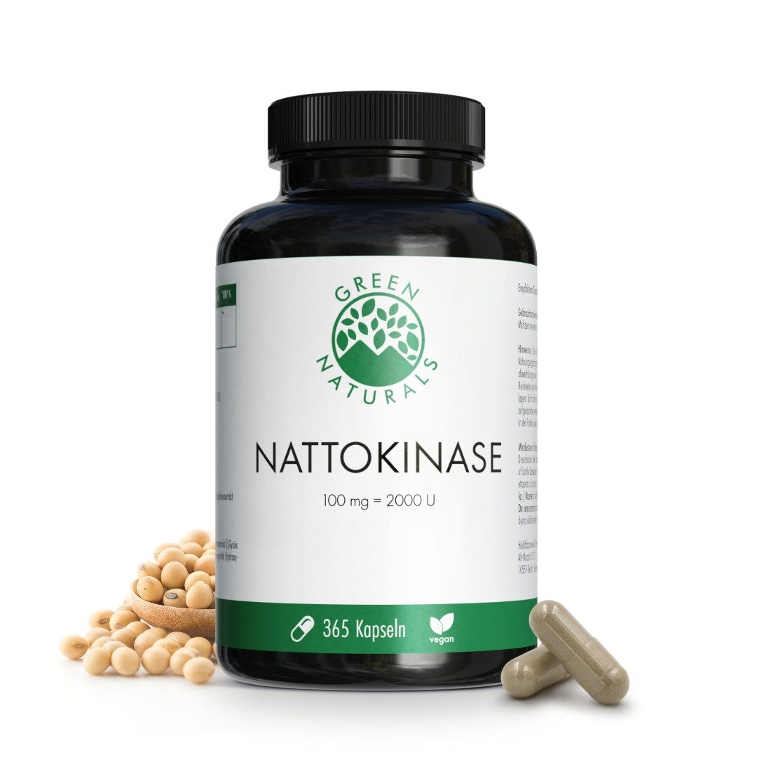 Green Naturals Nattokinase 100 mg vegan KAP, 150.0 g