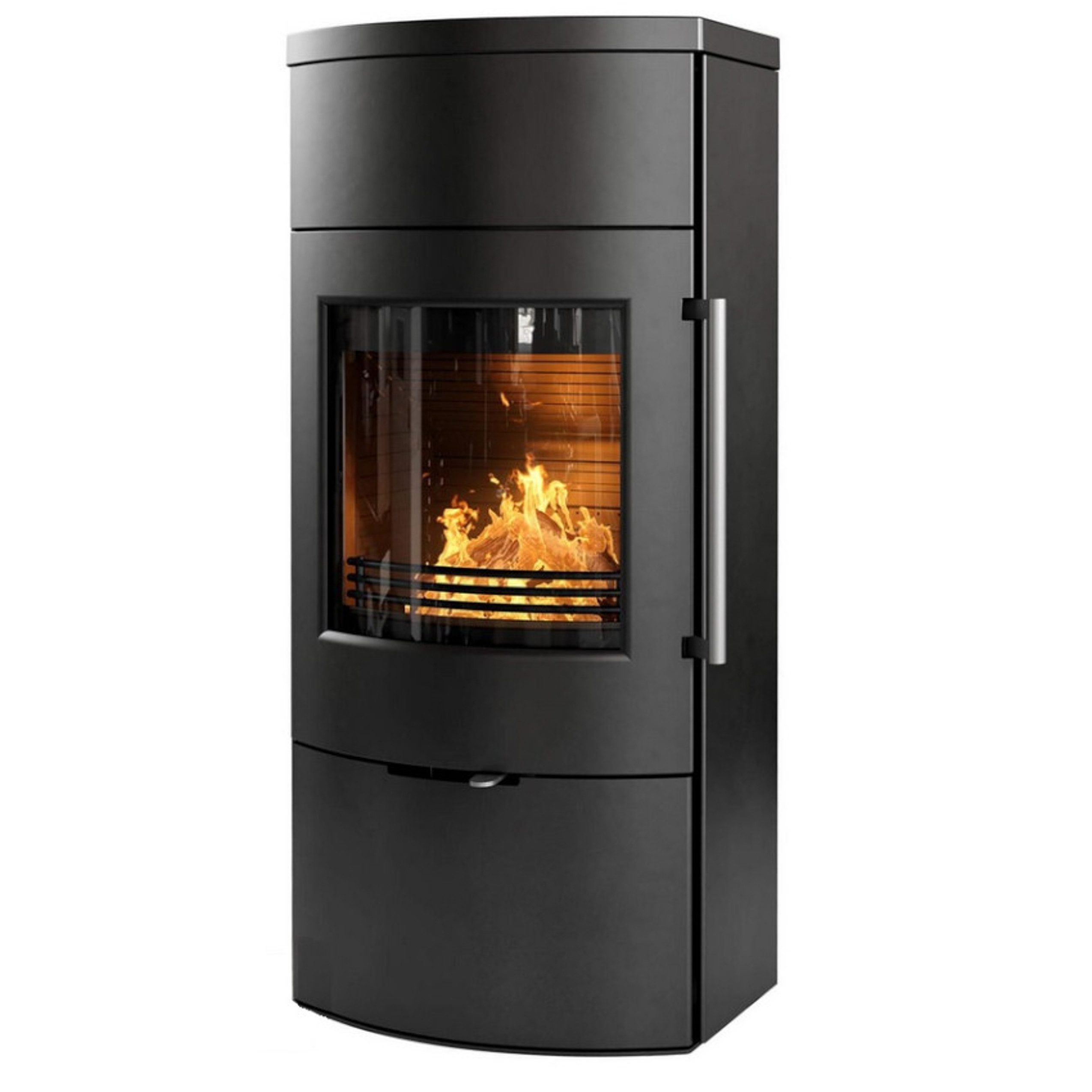 Kaminofen TT80 aus Stahl schwarz