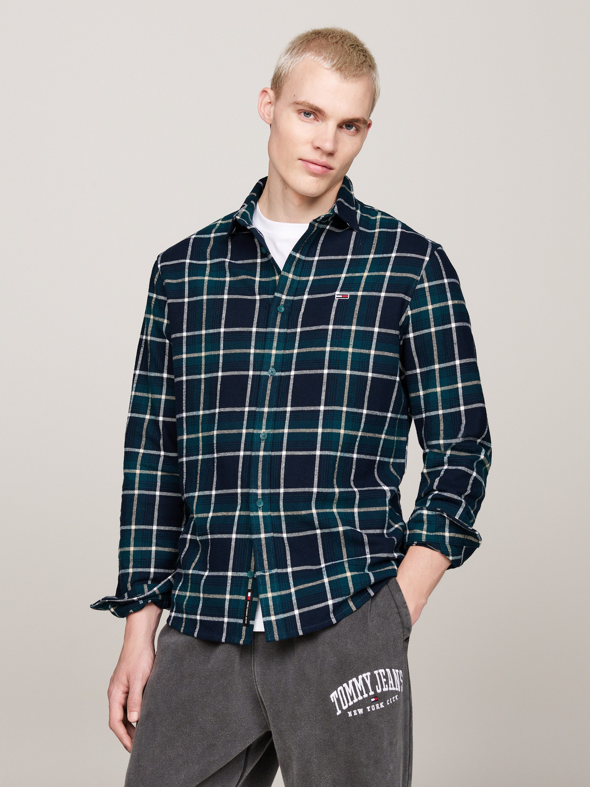 Tommy Jeans Langarmhemd TJM REG CHECK günstig online kaufen