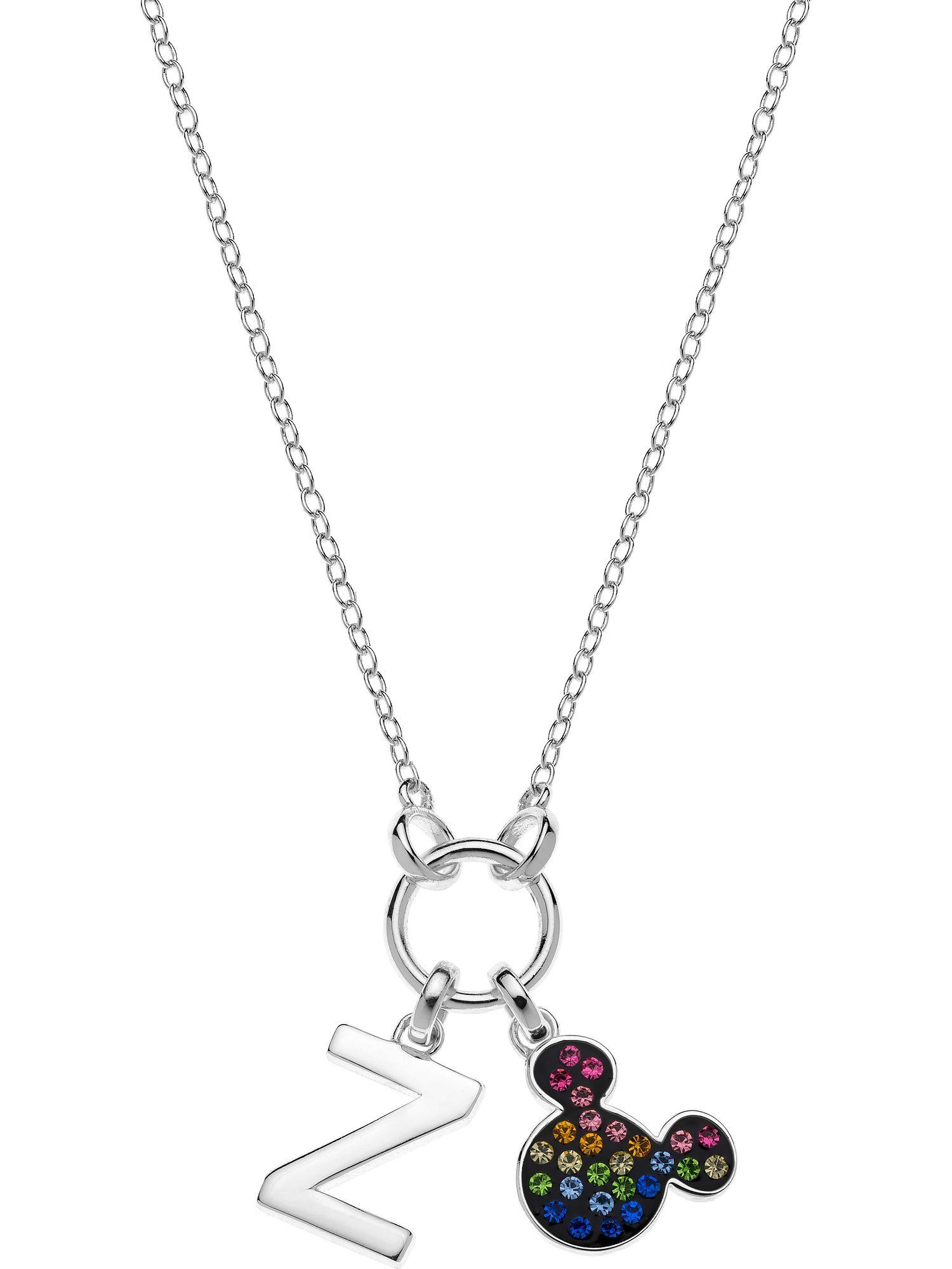 Silber Z Kristall Mädchen-Kinderkette DISNEY Jewelry 925er Disney Collier