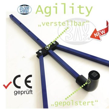 BAY-Sports Beinspreizer Agility Beinspreizer mit Zustange Metall, Spagatmaschine verstellbar