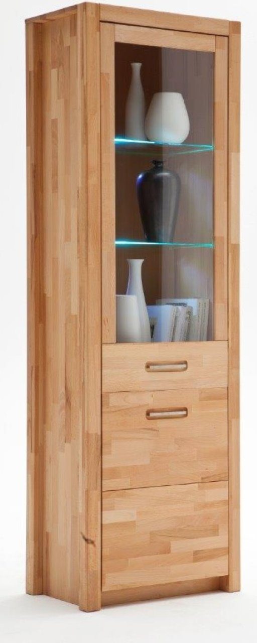 bv-vertrieb Standvitrine Vitrine Kernbuche Anrichte Highboard günstig online kaufen