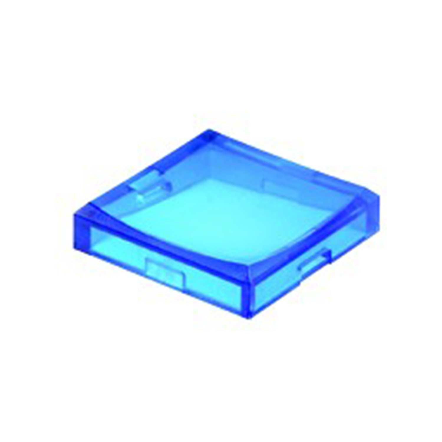Schlegel Schalter Titel:Tasterkappe, konkav transparent Farbe blau Ausführung beschreib, Schalter/Taster-Besonderheiten