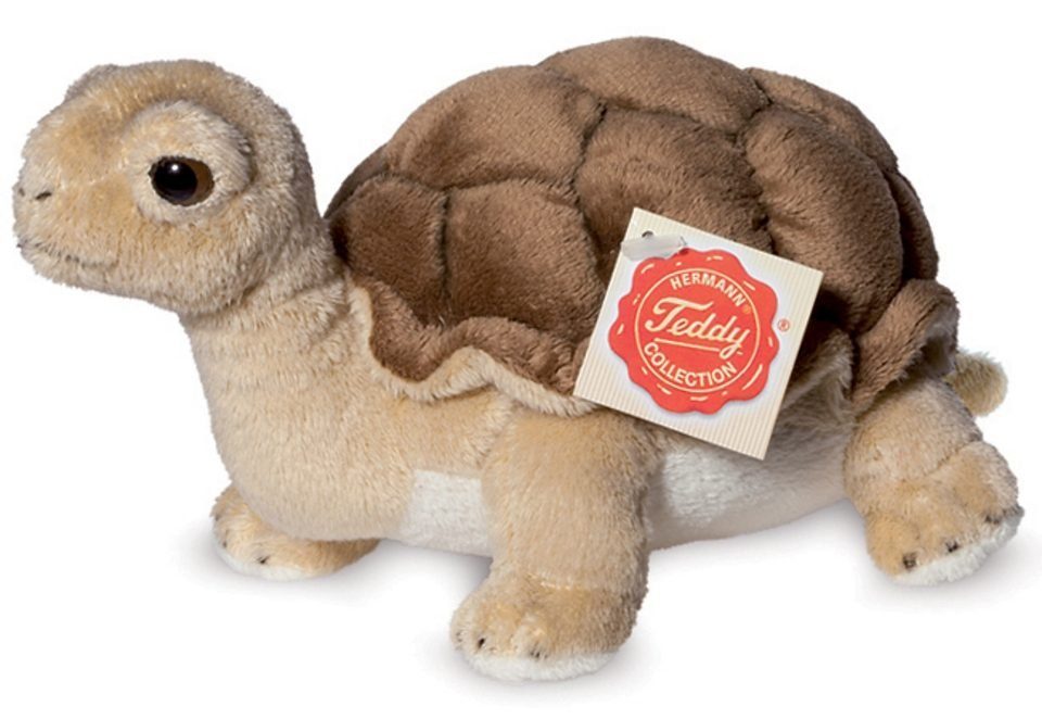 Teddy Hermann® Kuscheltier Schildkröte, 20 cm, zum Teil aus recyceltem Material