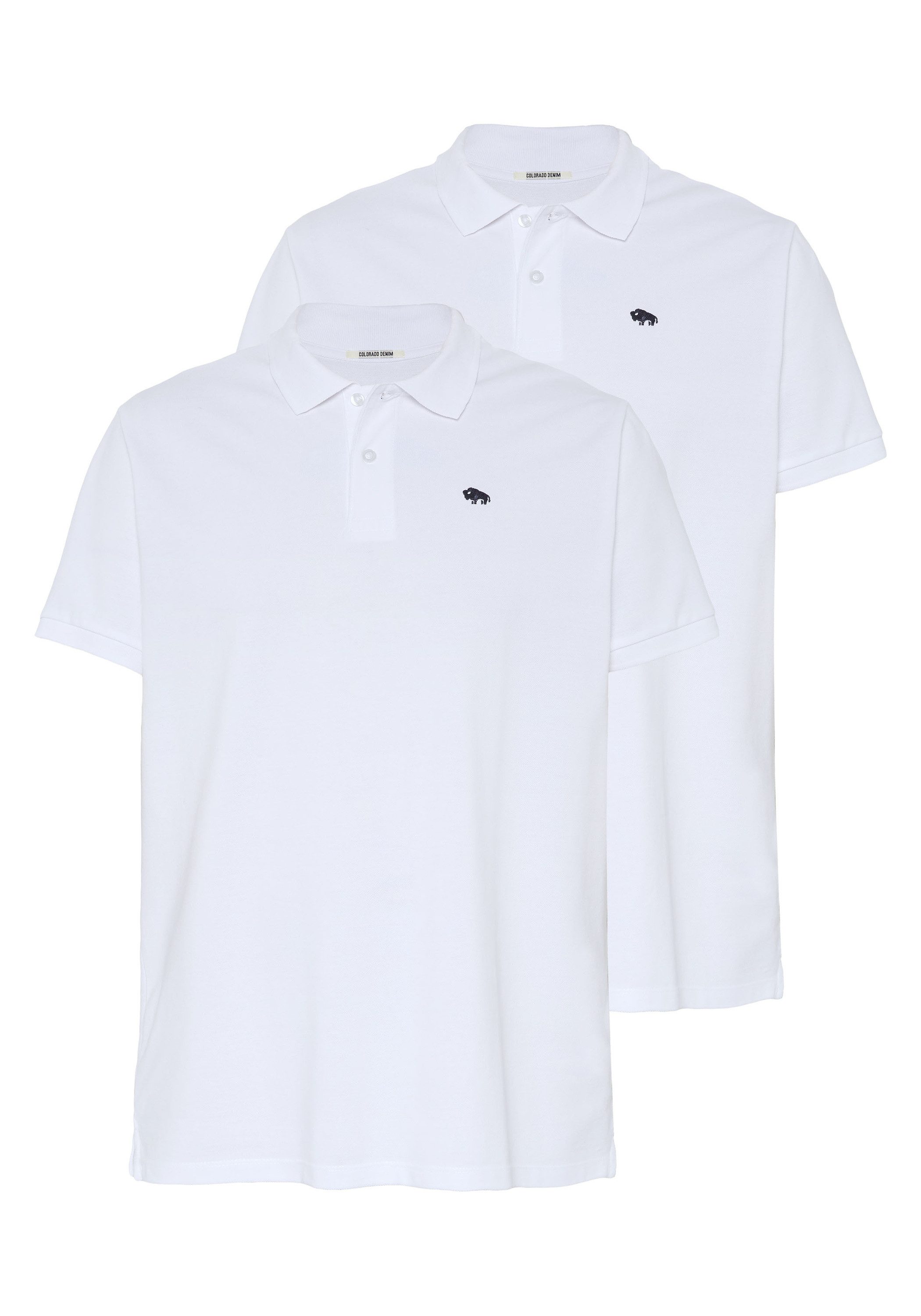 COLORADO DENIM Poloshirt im 2er Pack günstig online kaufen