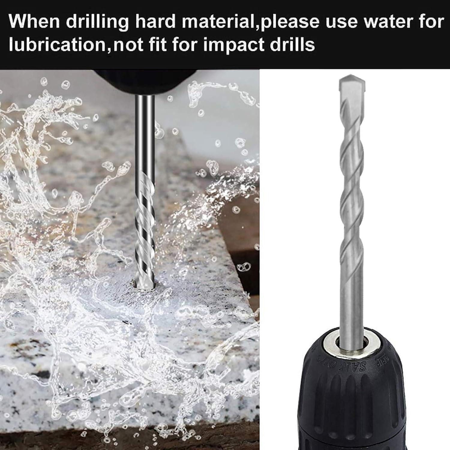 LuxusKollektion Bohrersatz Bohrersatz Beton Hartmetallspitze 3 4 5 6 7 8 9 Einheitsgröße Set 3