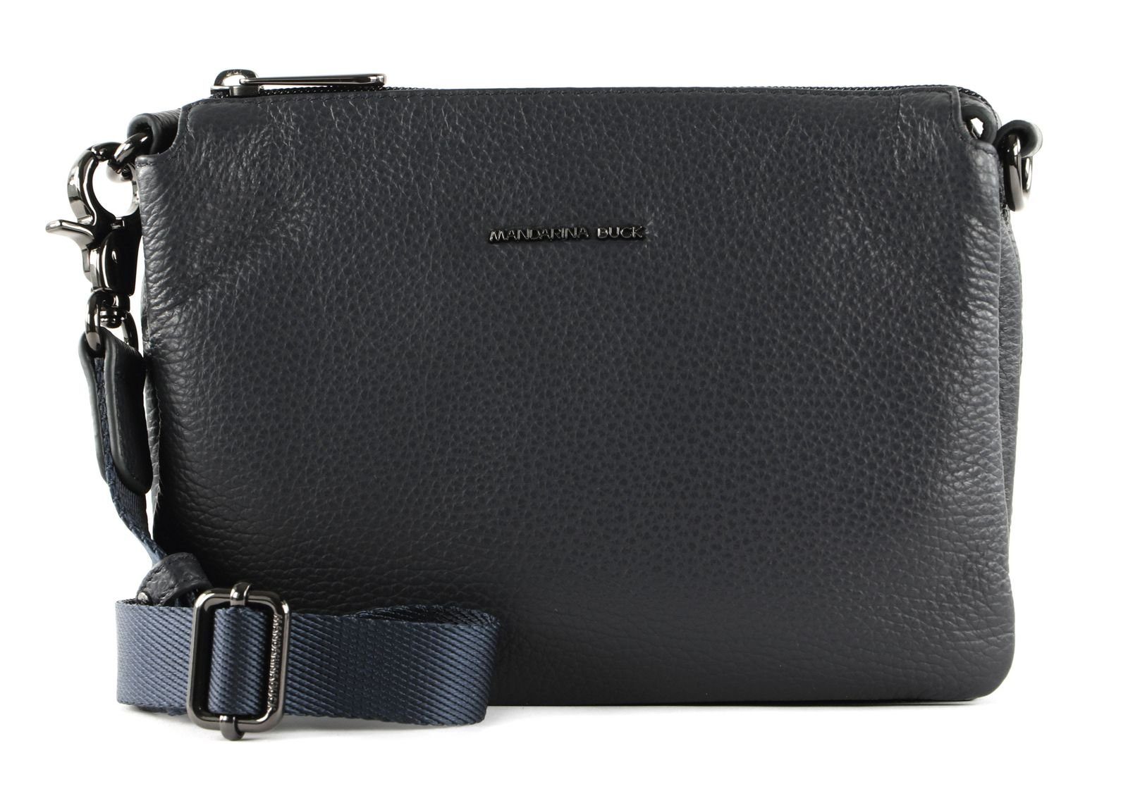 Mandarina Duck Umhängetasche Crossbody Bag, aus echtem Rindsleder