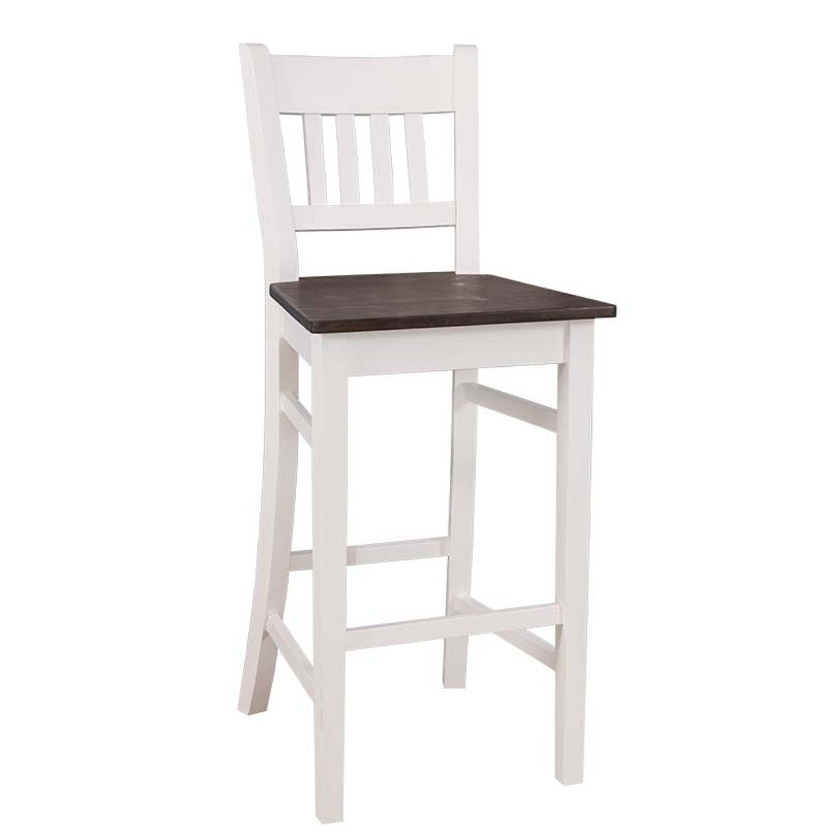 Barhocker Bar Stuhl Massivholz - Shabby Chic Landhaus Stil Barhocker