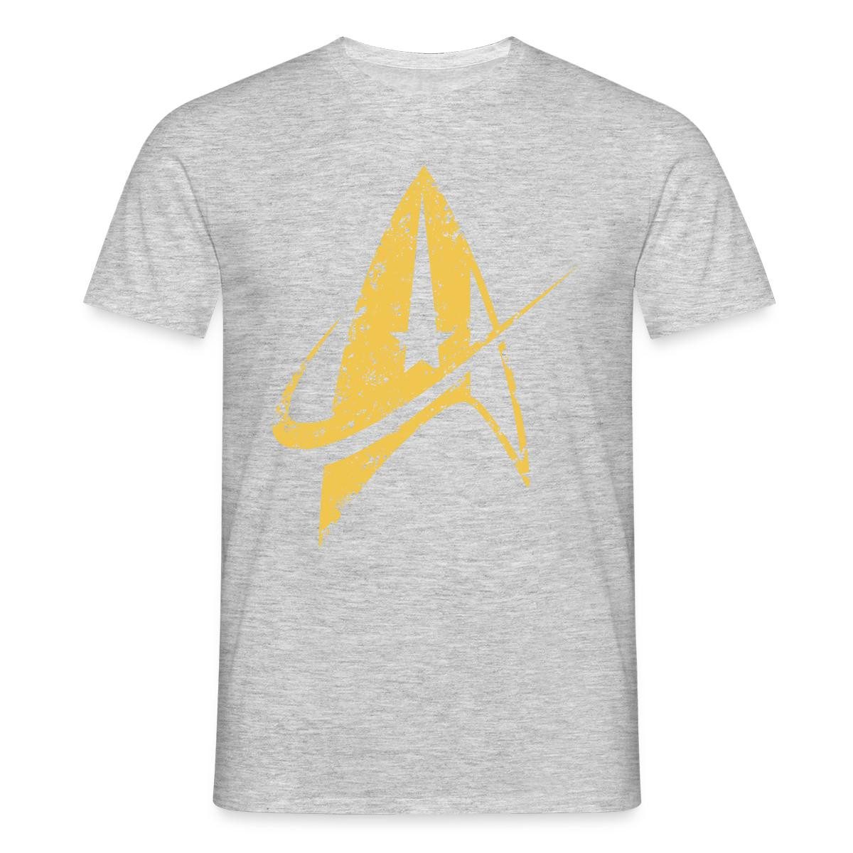 T-Shirt Star Trek Discovery Delta Abzeichen Gold Männer T-Shirt