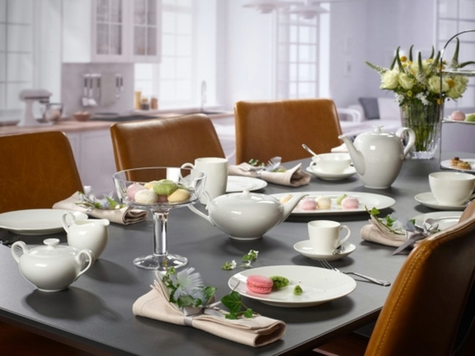 Villeroy & Boch Sauciere Anmut Sauciere-Oberteil 0,45 l, Premium Bone Porcelain, (Saucieren)