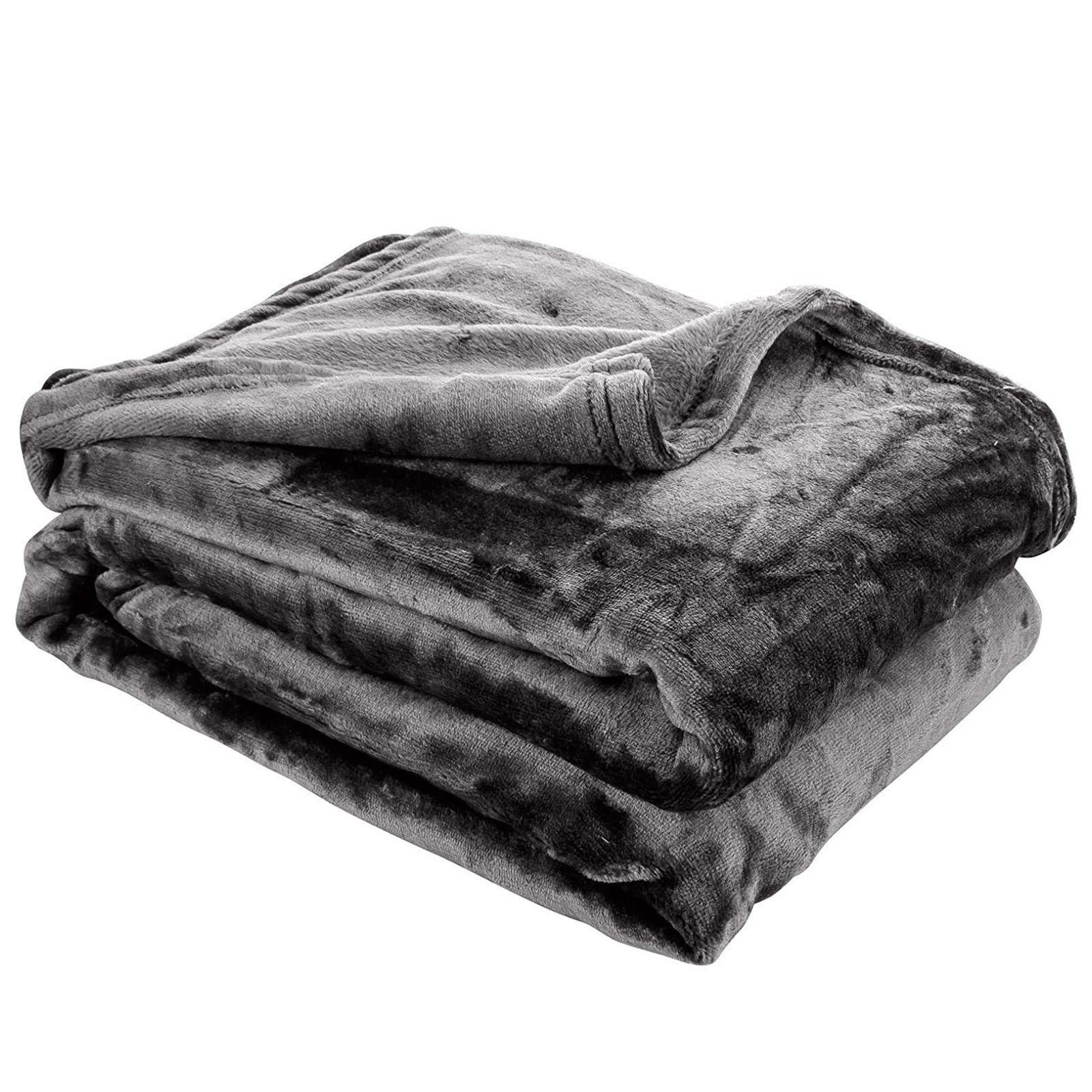 Wohndecke Dunlopillo Wohndecke 150 x 200cm - Kuscheldecke Platingrau, Dunlo günstig online kaufen