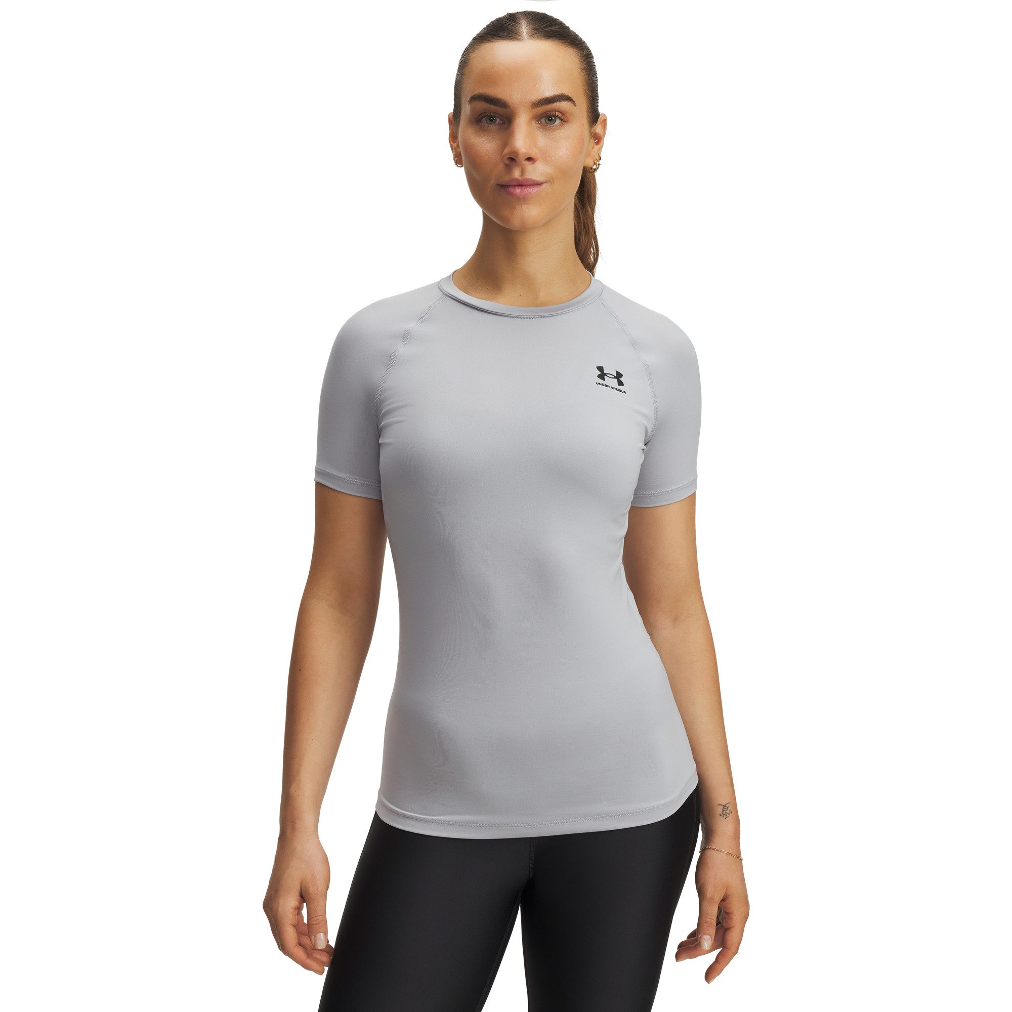 Unterziehshirt Under Armour Damen Shirt Shirt HG Authentics Comp SS 1365460