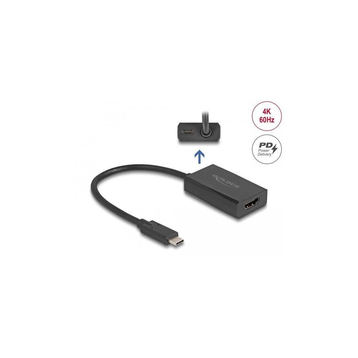 Delock 61058 - Adapter HDMI Buchse zu USB Type-C Stecker (DP... Computer-Kabel, HDMI, HDMI (15,00 cm)