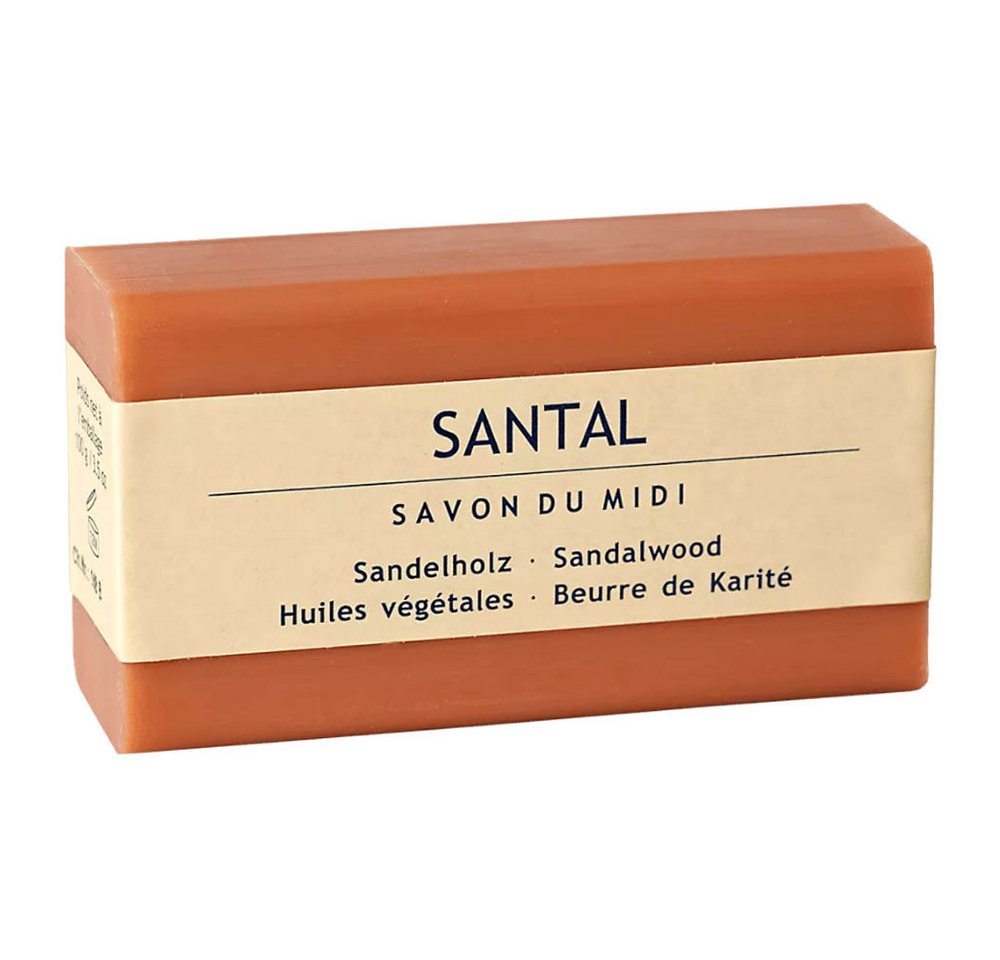 Savon du Midi Handseife Seife mit Karitébutter - Santal, Sandelholz 100g