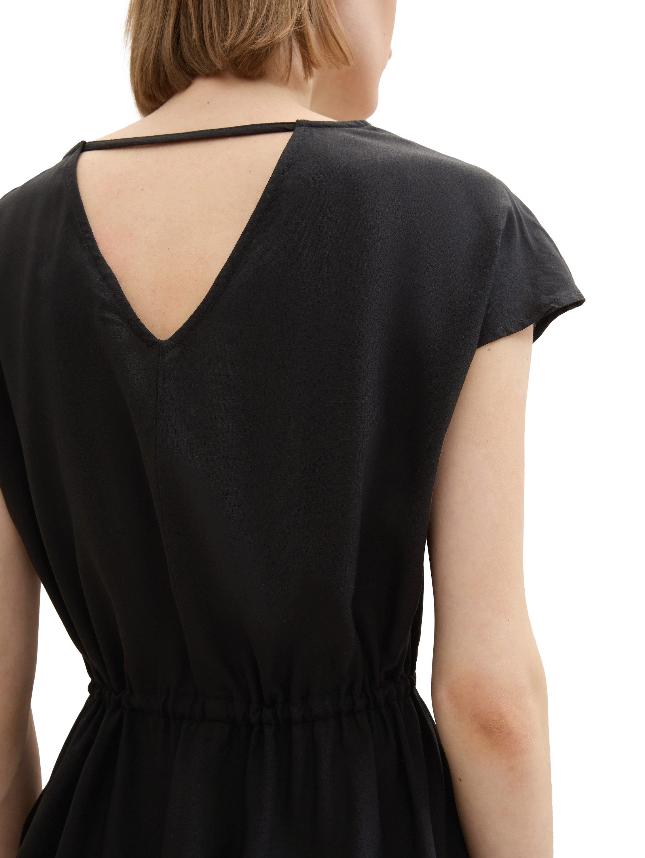 TOM TAILOR Denim Druckkleid im Midi-Look günstig online kaufen