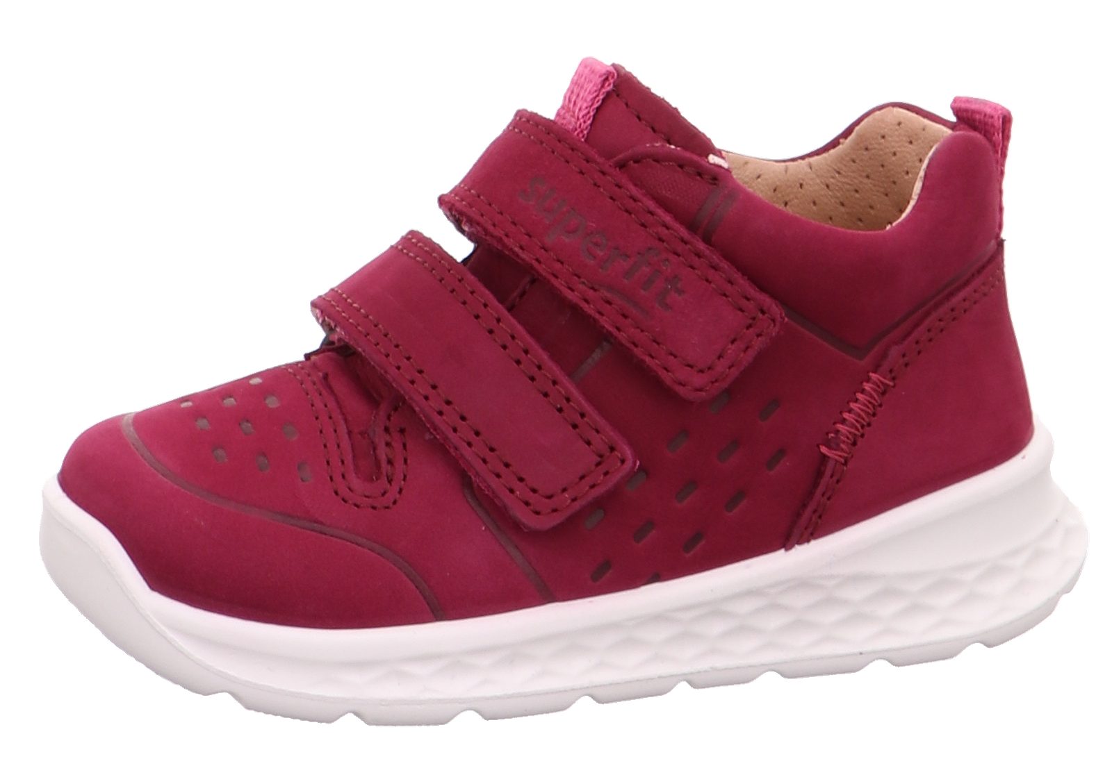 Superfit superfit Kinder Sneaker 1-000363-5010 NUBUK ROT/ROSA Lauflernschuh