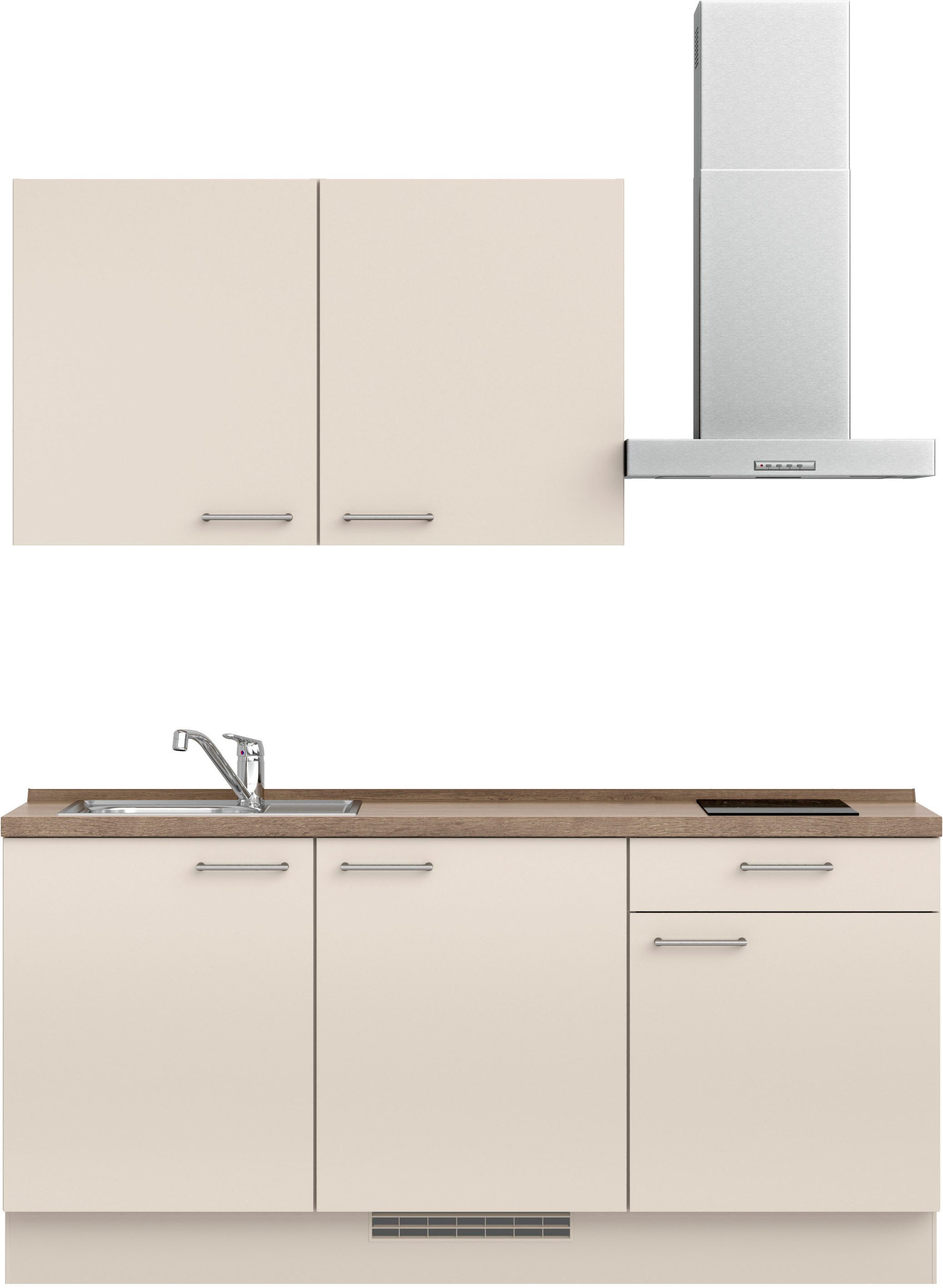 nobilia® Кухниzeile "Laser I",Ausrichtung wählbar, Breite 180 cm, vormontiert, wahlw. mit unterschiedlichen E-Geräten-Sets