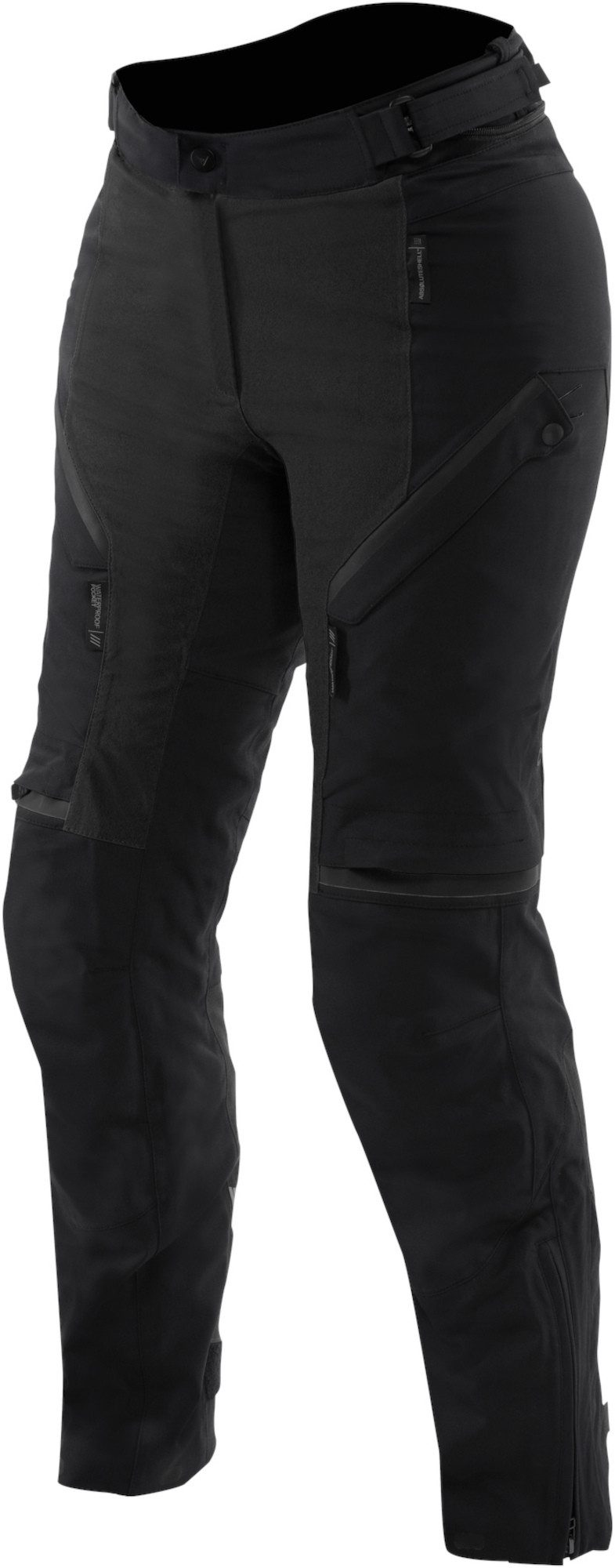 Dainese Motorradhose Mangen Absoluteshell Pro Black wasserdichte Damen Motorrad Textilhose Knieprotektoren enthalten,herausnehmbares Innenfutter,wasserdicht