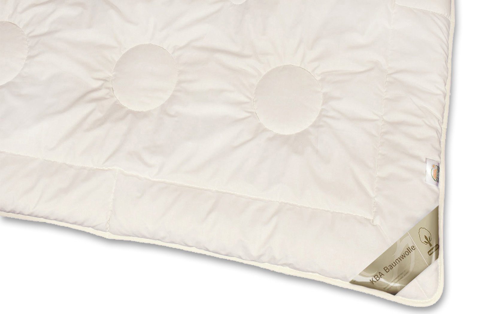 4-Jahreszeitenbett, Bezug: Bettdecke franknatur, 100% Nutzung kbA, ganzjährige Nancy, 100% Baumwolle Füllung: für Baumwolle kbA,