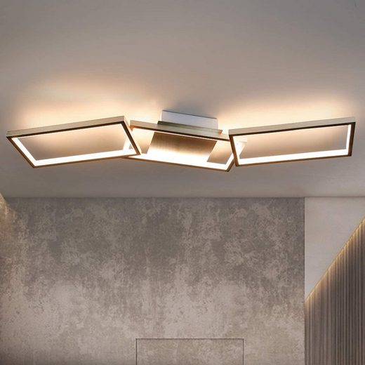 ZMH LED Deckenleuchte »LED 3 Flammig Büro Deckenlampe 3000K Warmweiß