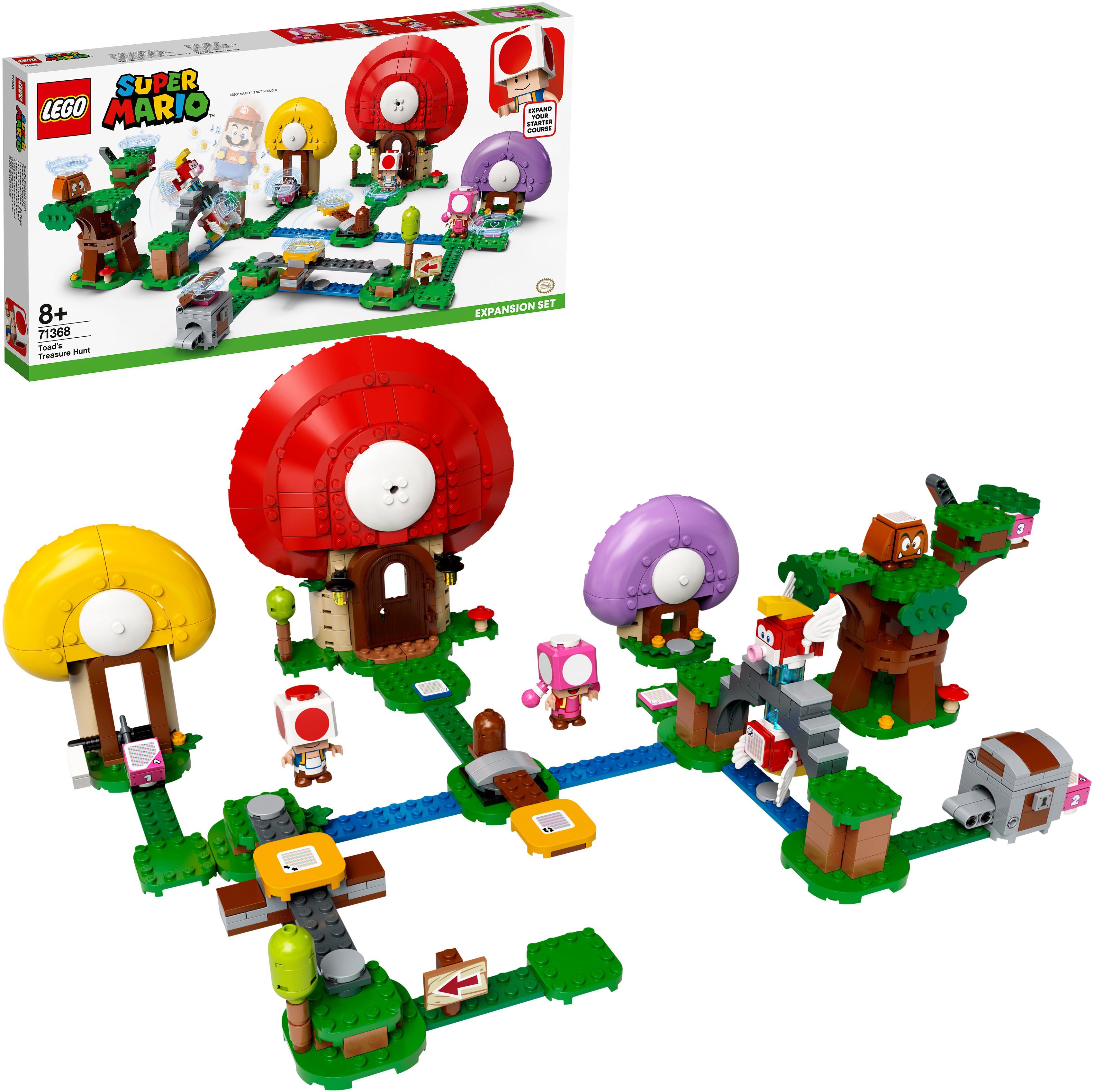 Image of LEGO 71368 Toads Schatzsuche – Erweiterungsset Bausatz, Mehrfarbig