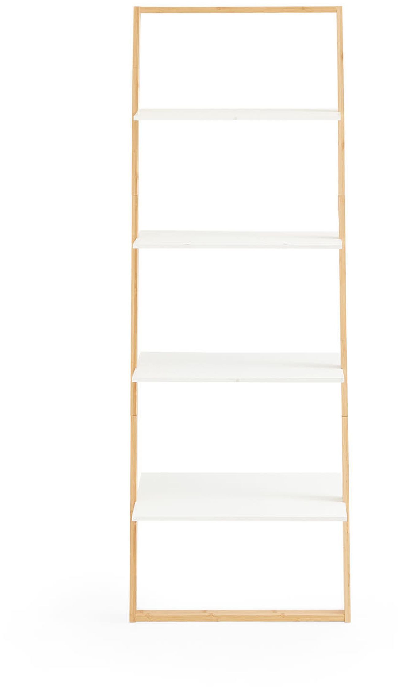 xonox.home Leiterregal, in weiß Nachbildung/Bambus B/H/T ca.: 61,3 x 164 x 36,5 cm