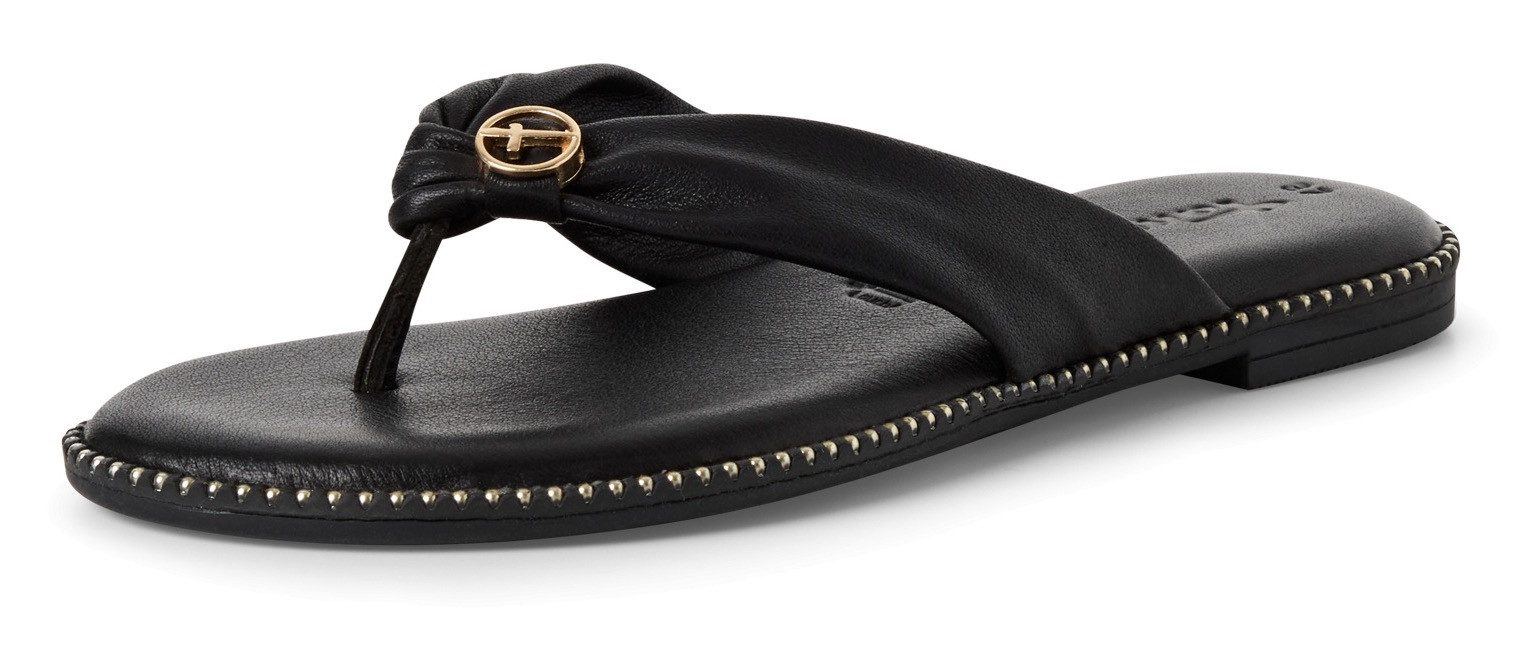 Tamaris Dianette, Zehentrenner, Sommerschuh mit glänzenden Nieten am Sohlen günstig online kaufen