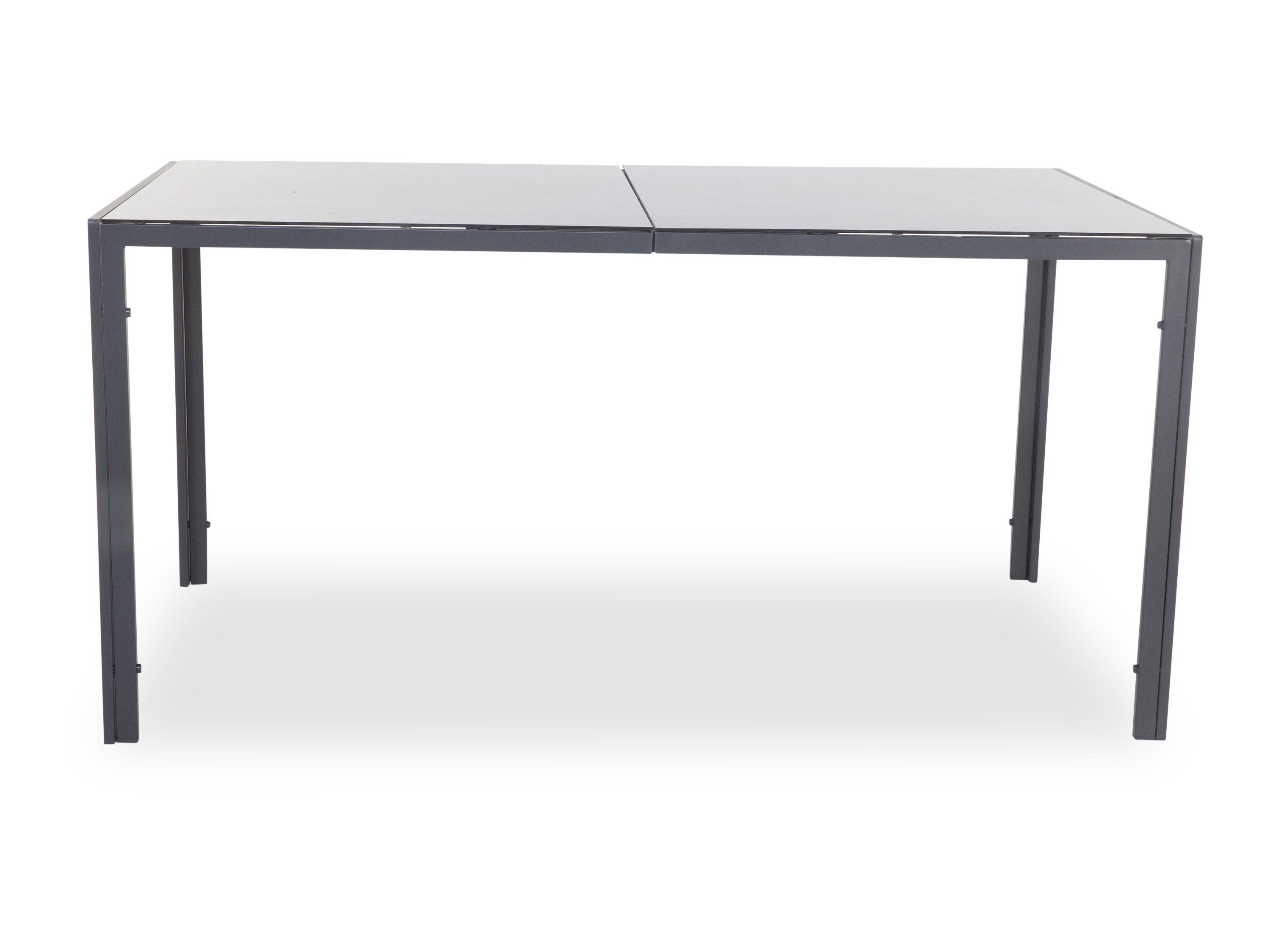 Outdoor Gartentisch Gartentisch outdoor PORTO BHT 150x73x80 cm grau Outdoortisch