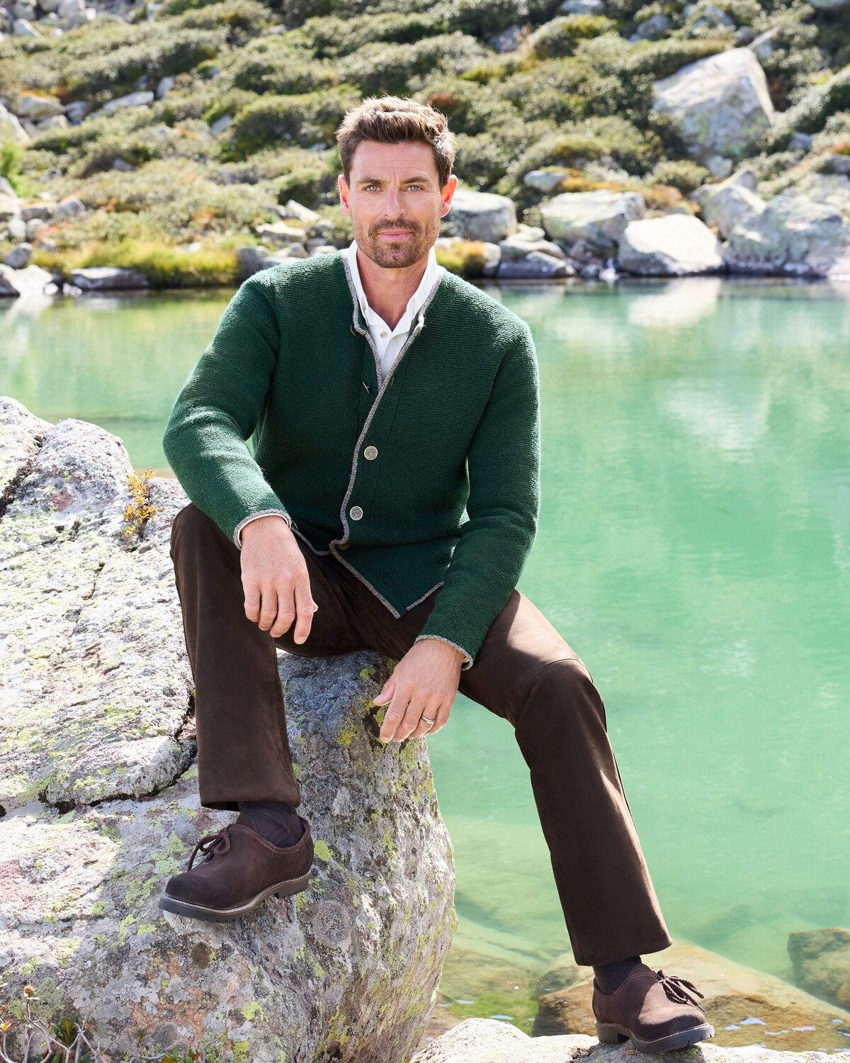 Luis Steindl Trachtenstrickjacke Strick-Cardigan
