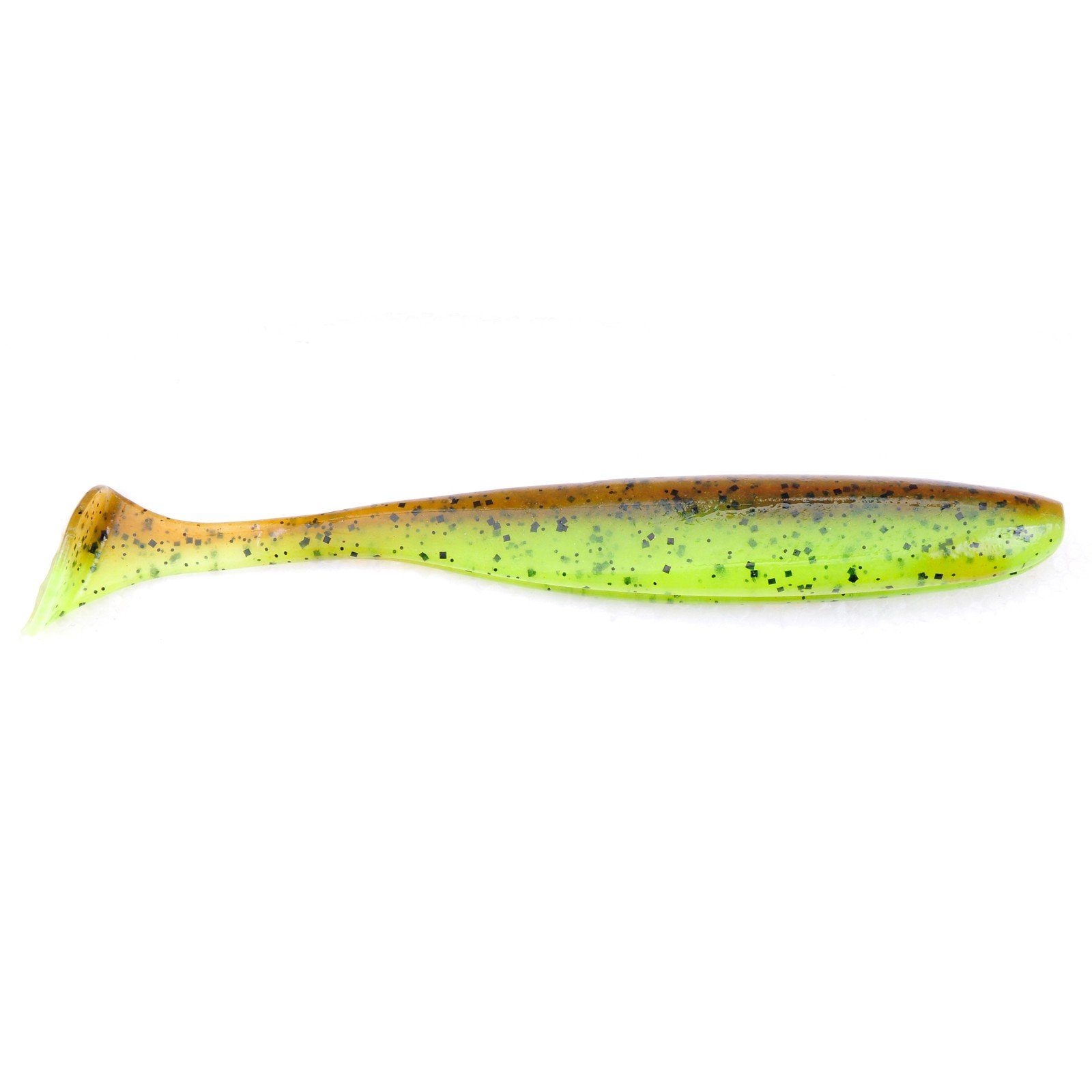 Keitech Kunstköder, Keitech Easy Shiner 10,2cm Green Pumpkin Chartreuse Gummifisch