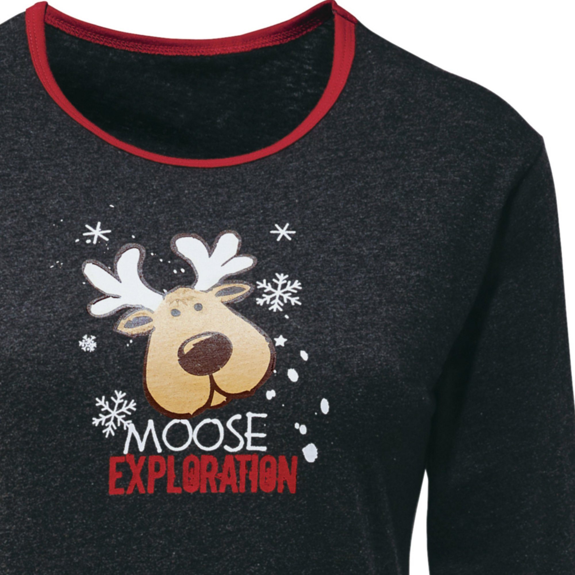 Erwin Müller Pyjama Damen-Schlafanzug Single-Jersey gemustert