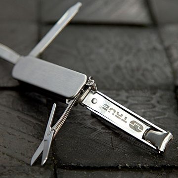 True Utility Schlüsselanhänger NailClip Kit Nagelknipser Schlüsselanhänger, Nagelpflege Nagelfeile