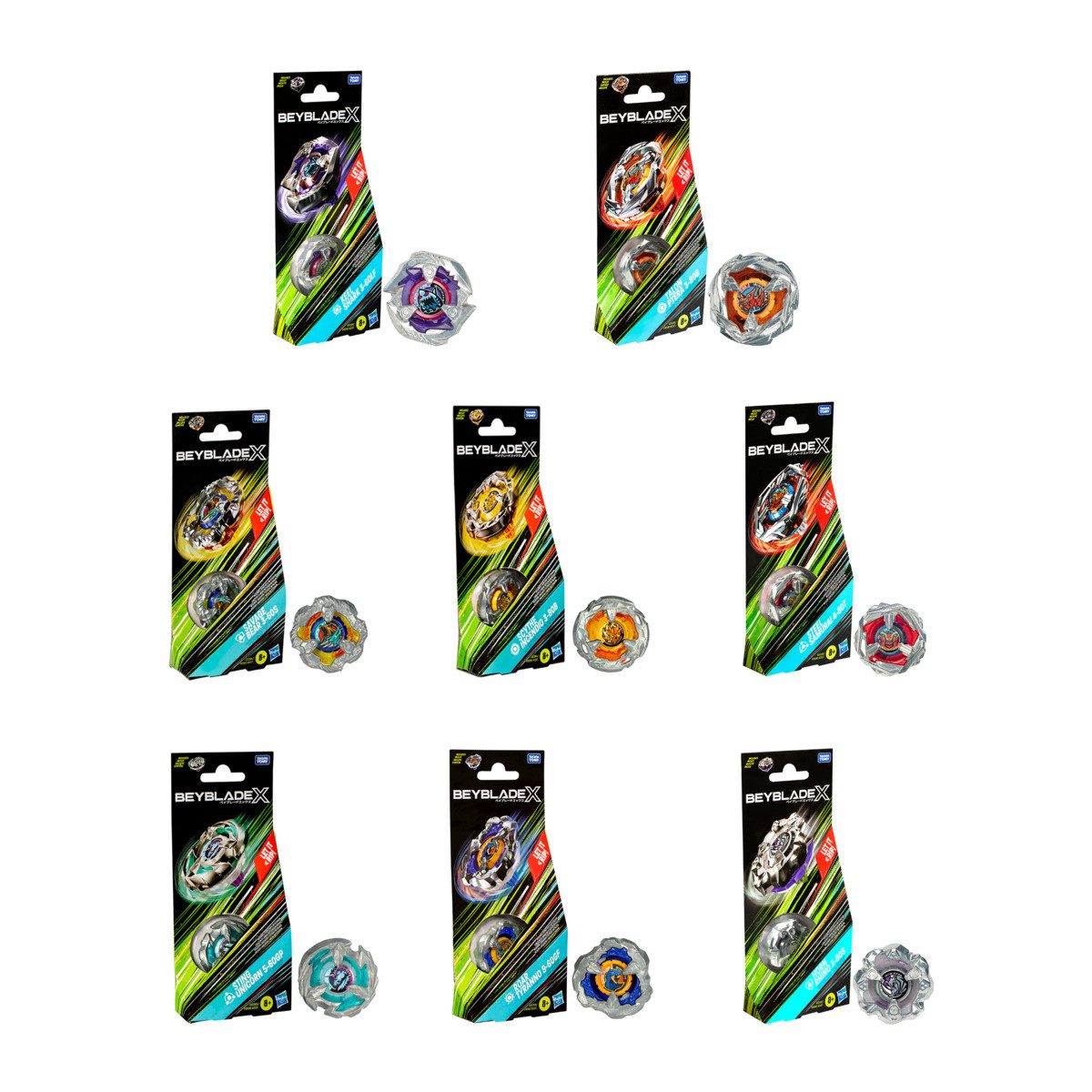 Hasbro Malstift Beyblade X Booster Pack 4fach sortiert