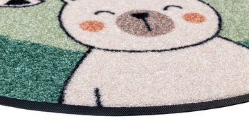 Teppich Animal Friends, wash+dry by Kleen-Tex, rund, Höhe: 7 mm